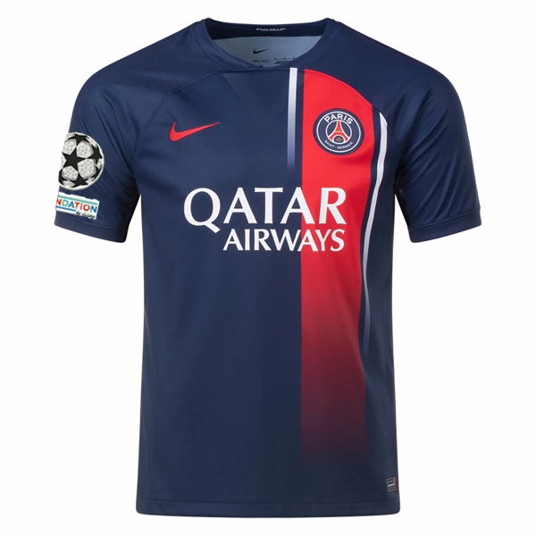 Nike Paris Saint-Germain Danilo Pereira Home Jersey w/ Champions League Patches 23/24 (Midnight Navy)