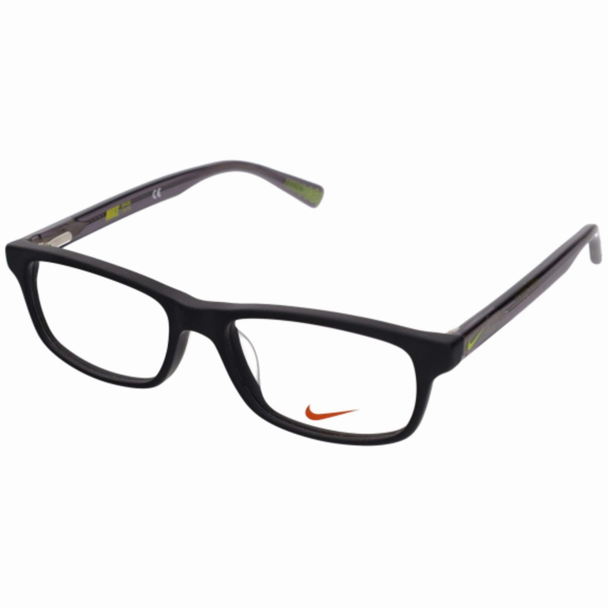 Nike Unisex Eyeglasses - Black Anthracite Plastic Rectangular Frame | NIKE 5014 3