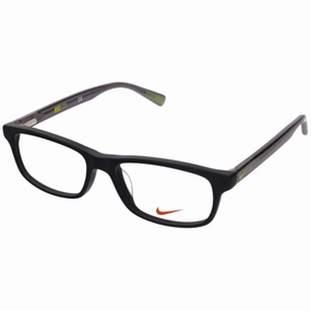 Nike Unisex Eyeglasses - Black Anthracite Plastic Rectangular Frame | NIKE 5014 3