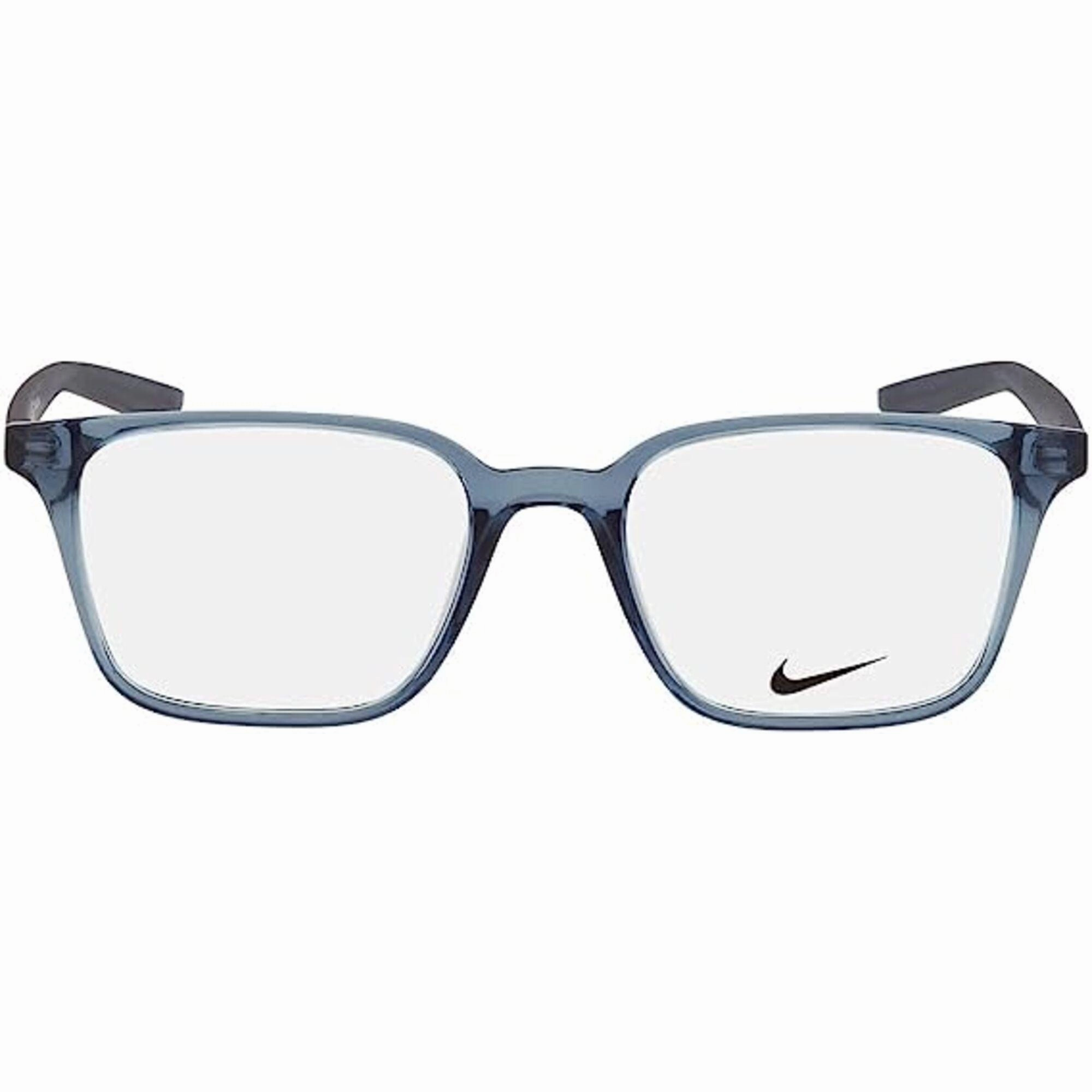 Nike Unisex Eyeglasses - Clear Lens Thunderstorm Plastic Square Frame | Nike 7126 410