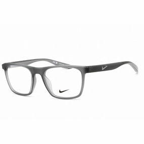Nike Unisex Eyeglasses - Matte Dark Grey Rectangular Plastic Frame | NIKE 7039 034