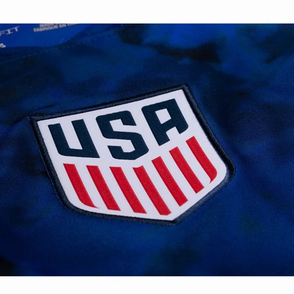 Nike United States Walker Zimmerman Long Sleeve Away Jersey 22/23 (Bright Blue/White)
