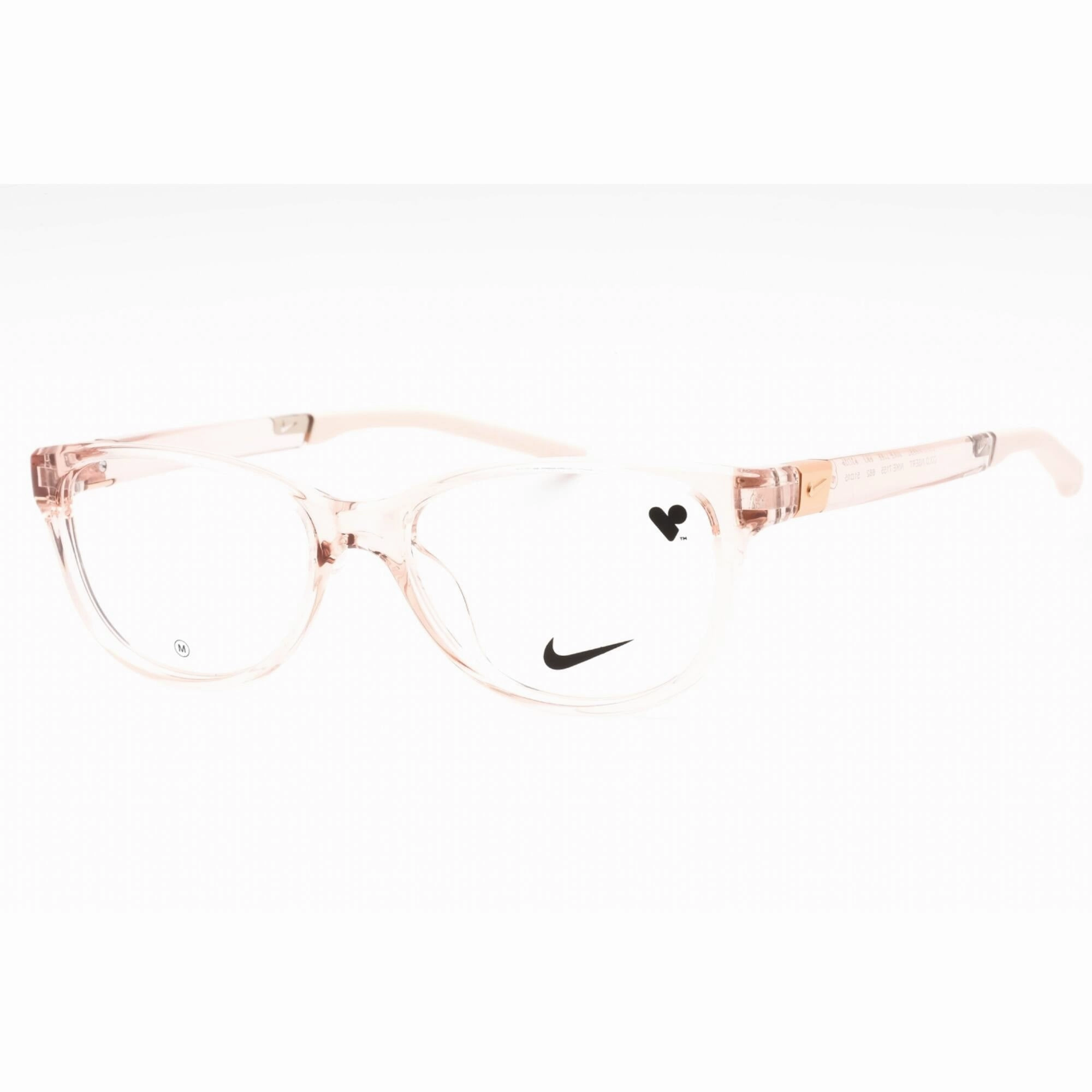 Nike Women's Eyeglasses - Blush Plastic Oval Full Rim Frame | NIKE 7155 682