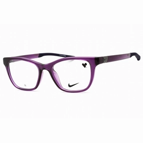 Nike Women's Eyeglasses - Disco Purple Injected Propionate Cat Eye | NIKE 7154 524