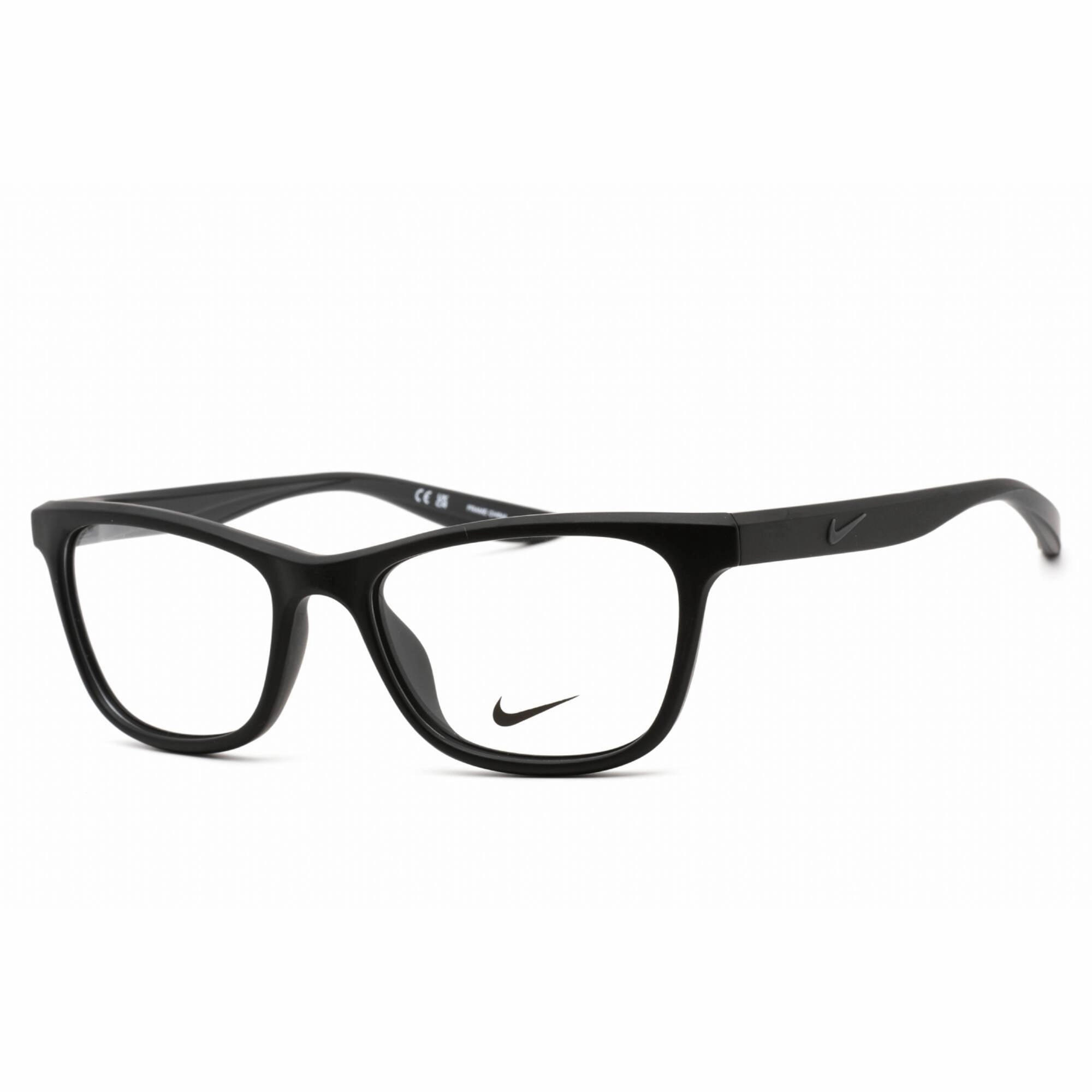 Nike Women's Eyeglasses - Full Rim Cat Eye Matte Black Plastic Frame | NIKE 7047 001