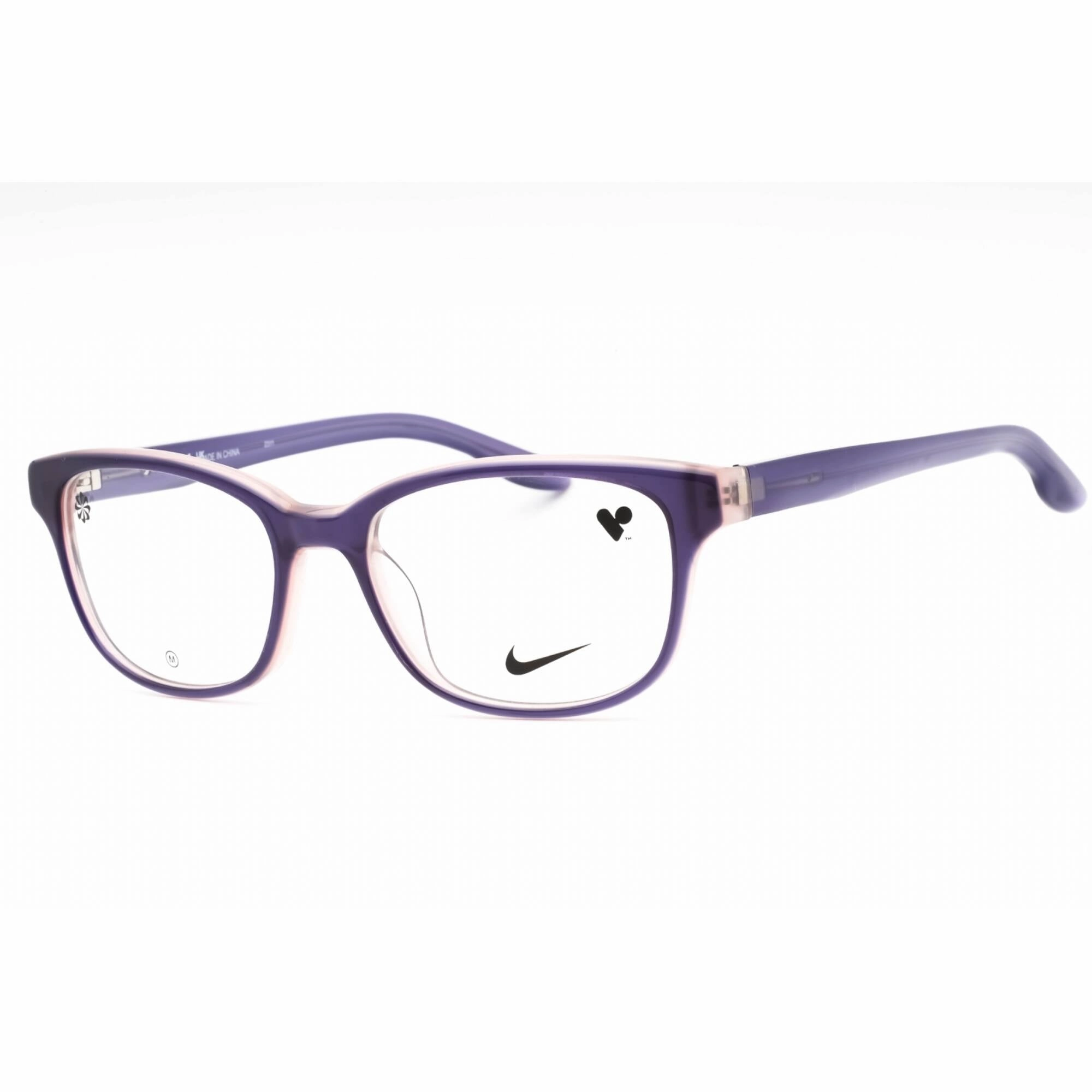 Nike Women's Eyeglasses - Milky Grape Laminate Acetate Cat Eye Frame | NIKE 7165 512