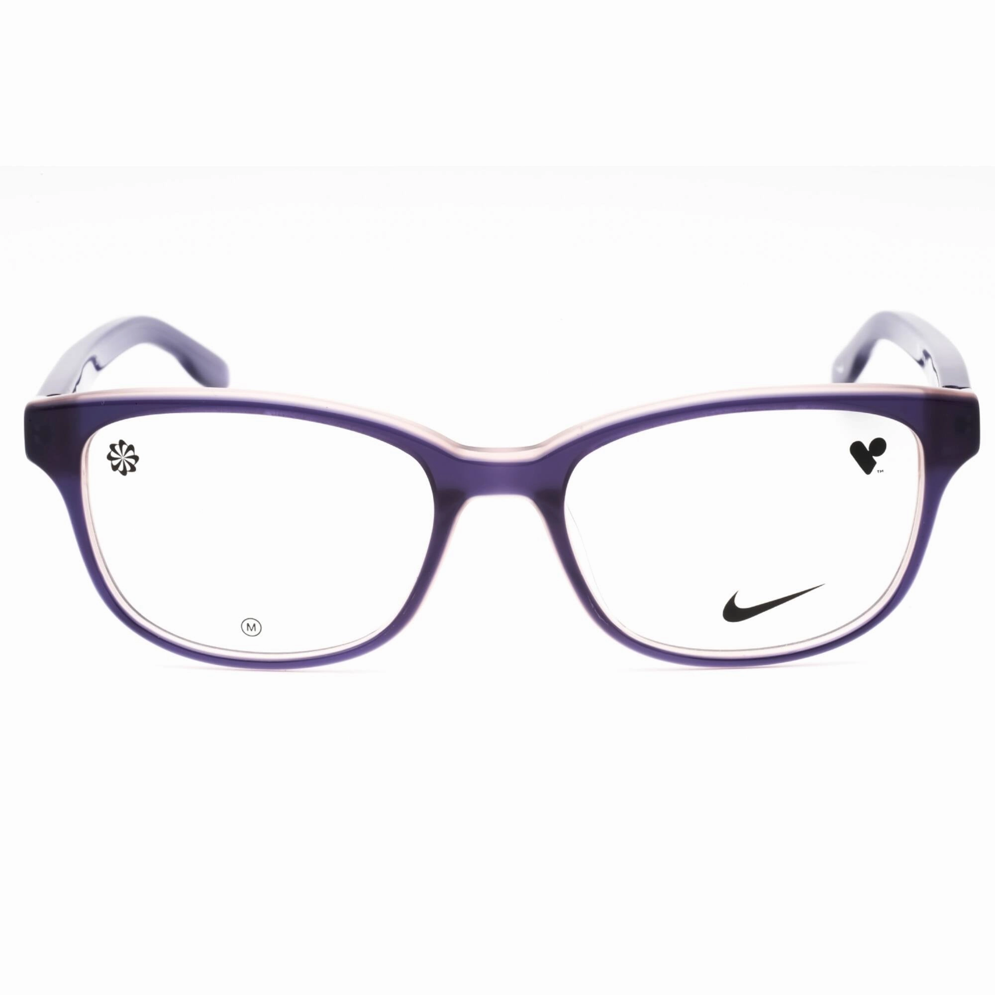 Nike Women's Eyeglasses - Milky Grape Laminate Acetate Cat Eye Frame | NIKE 7165 512