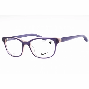 Nike Women's Eyeglasses - Milky Grape Laminate Acetate Cat Eye Frame | NIKE 7165 512