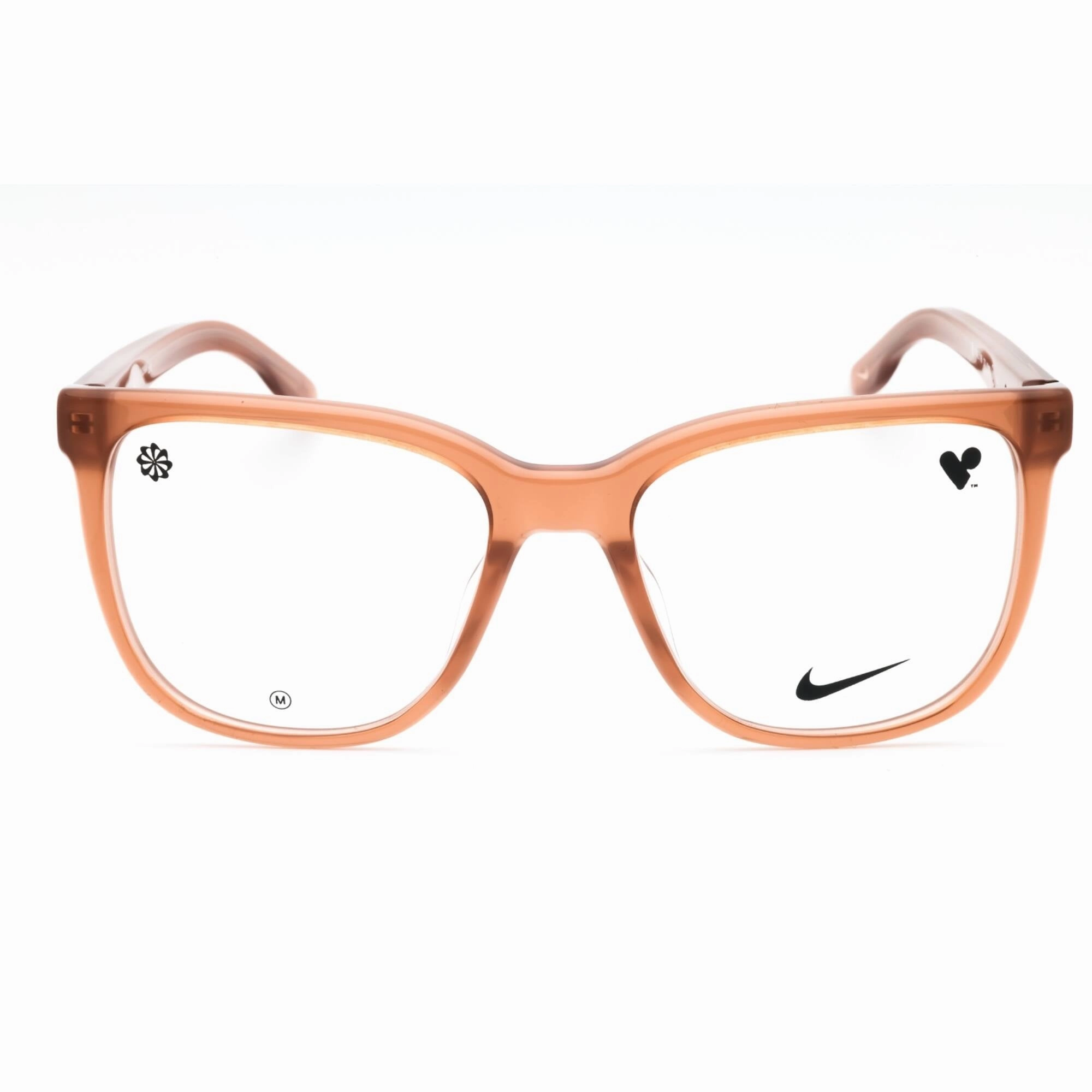 Nike Women's Eyeglasses - Milky Warm Sand Laminate Full Rim Frame | NIKE 7166 272