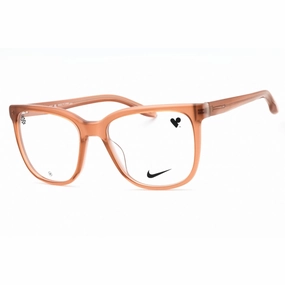 Nike Women's Eyeglasses - Milky Warm Sand Laminate Full Rim Frame | NIKE 7166 272