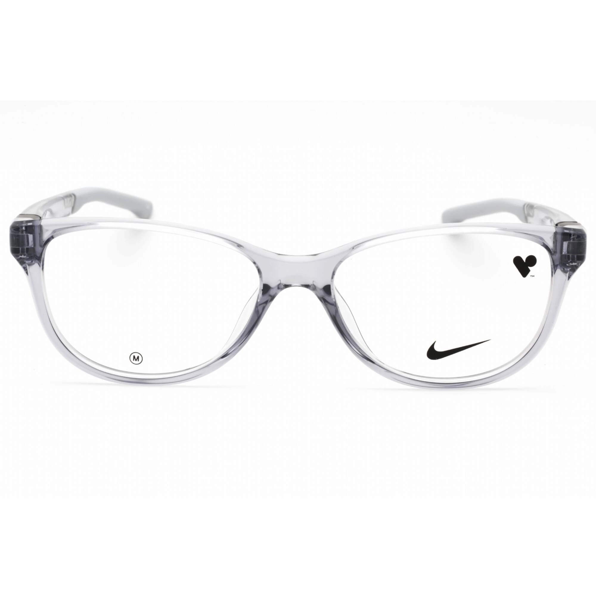 Nike Women's Eyeglasses - Wolf Grey Plastic Cat Eye Full Rim Frame | NIKE 7155 030