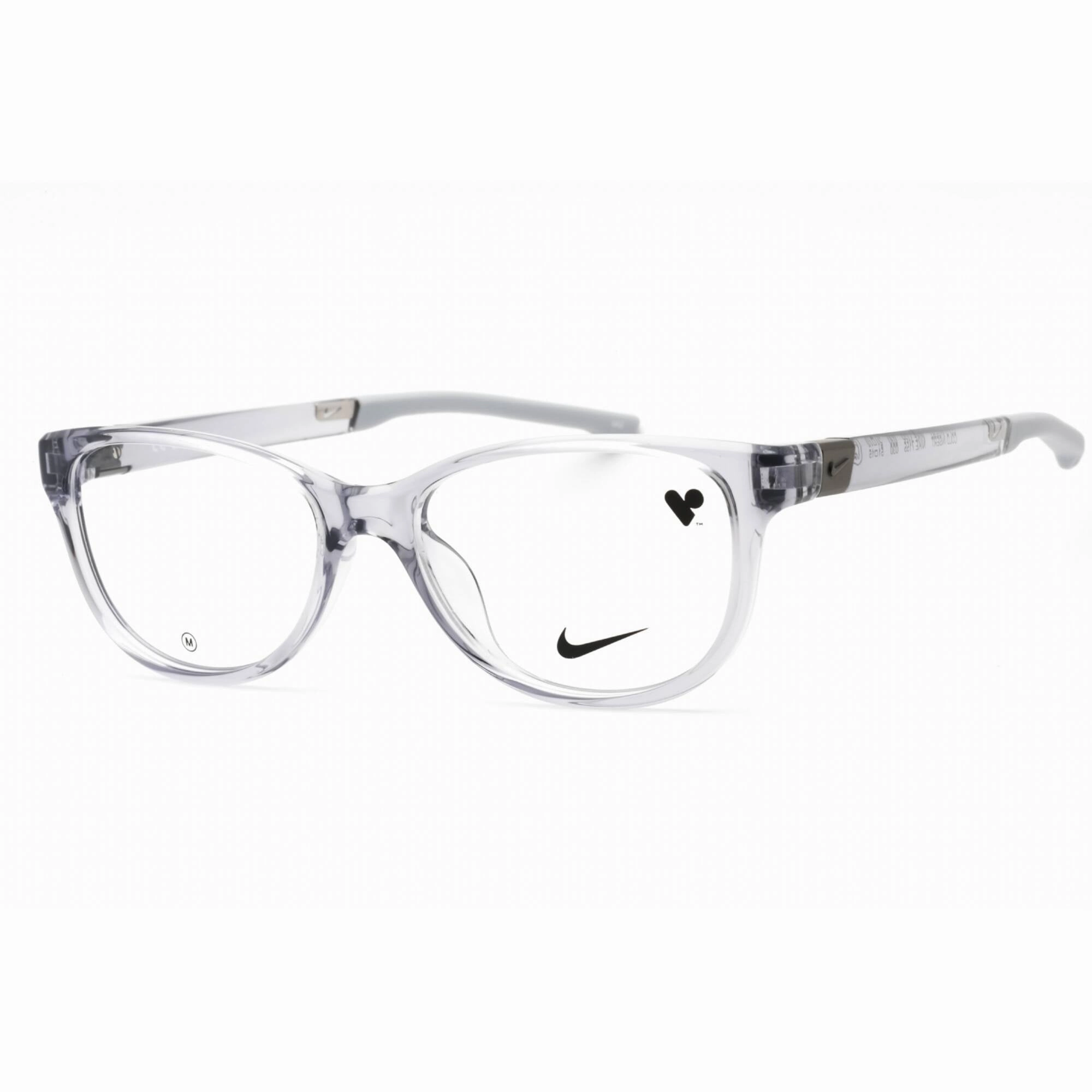 Nike Women's Eyeglasses - Wolf Grey Plastic Cat Eye Full Rim Frame | NIKE 7155 030