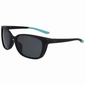 Nike Women's Sunglasses - Gray Solid Lens Tr90 Square Frame | SENTIMENT CT7886 010