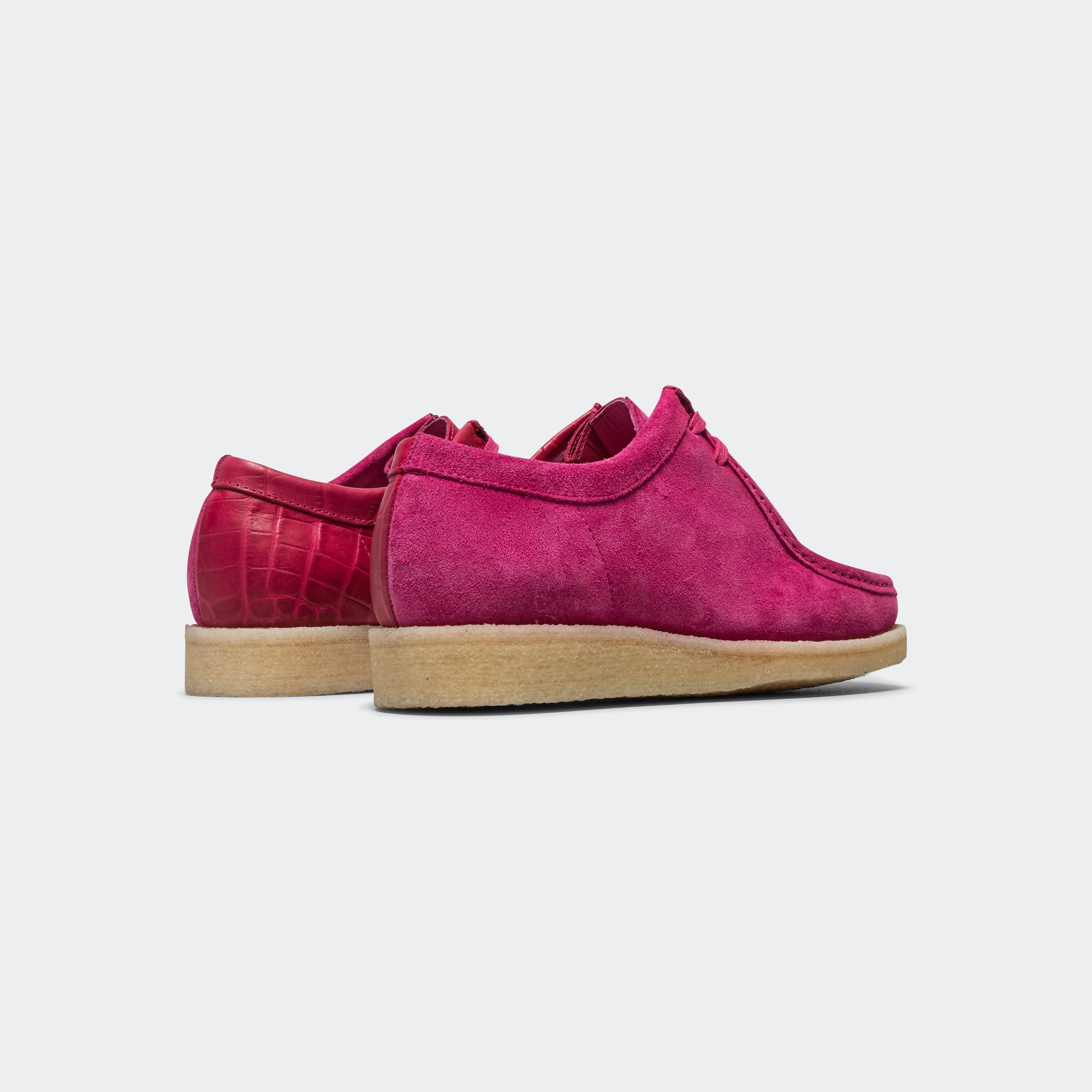 P204 × UP THERE - Pink Suede/Pink Croc