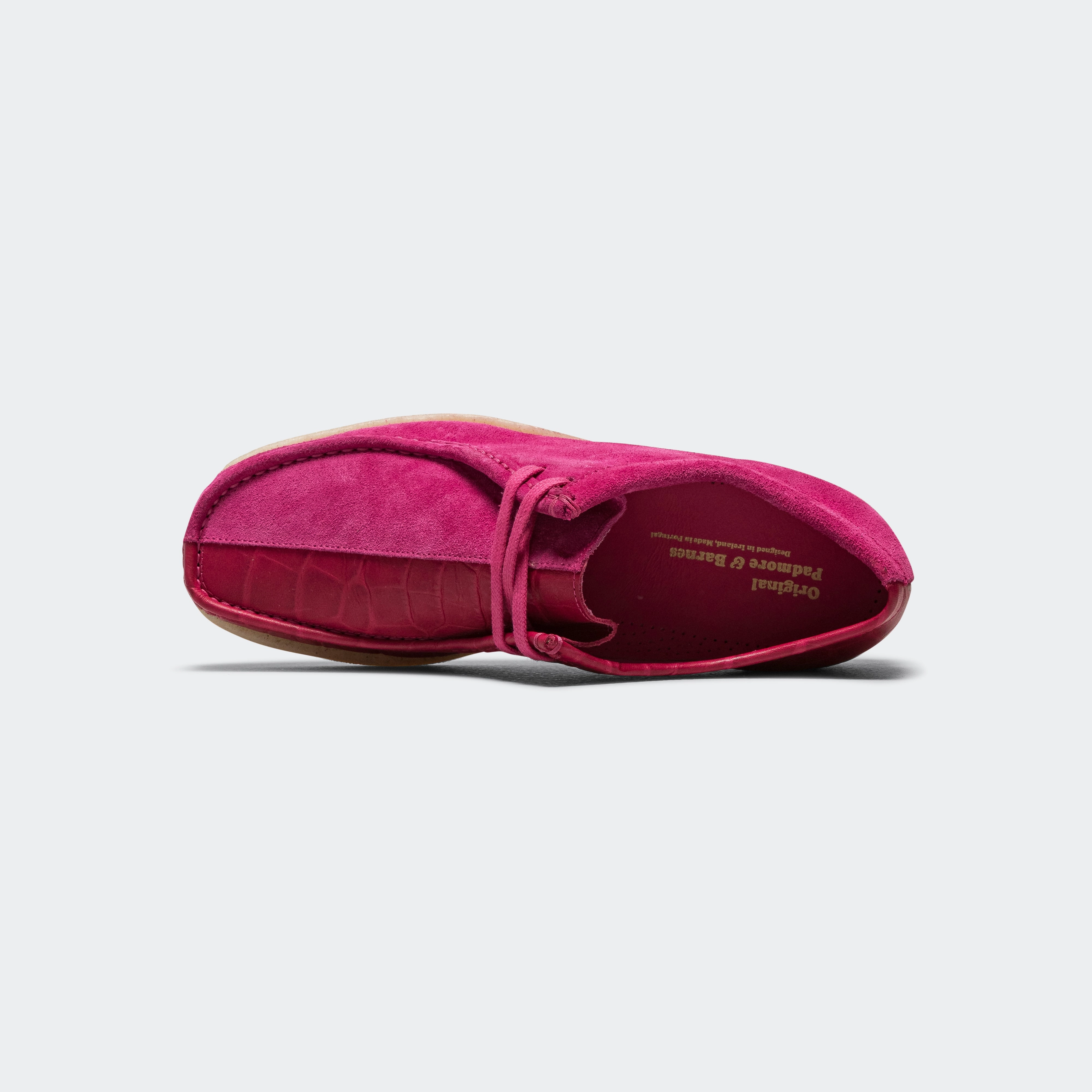 P204 × UP THERE - Pink Suede/Pink Croc