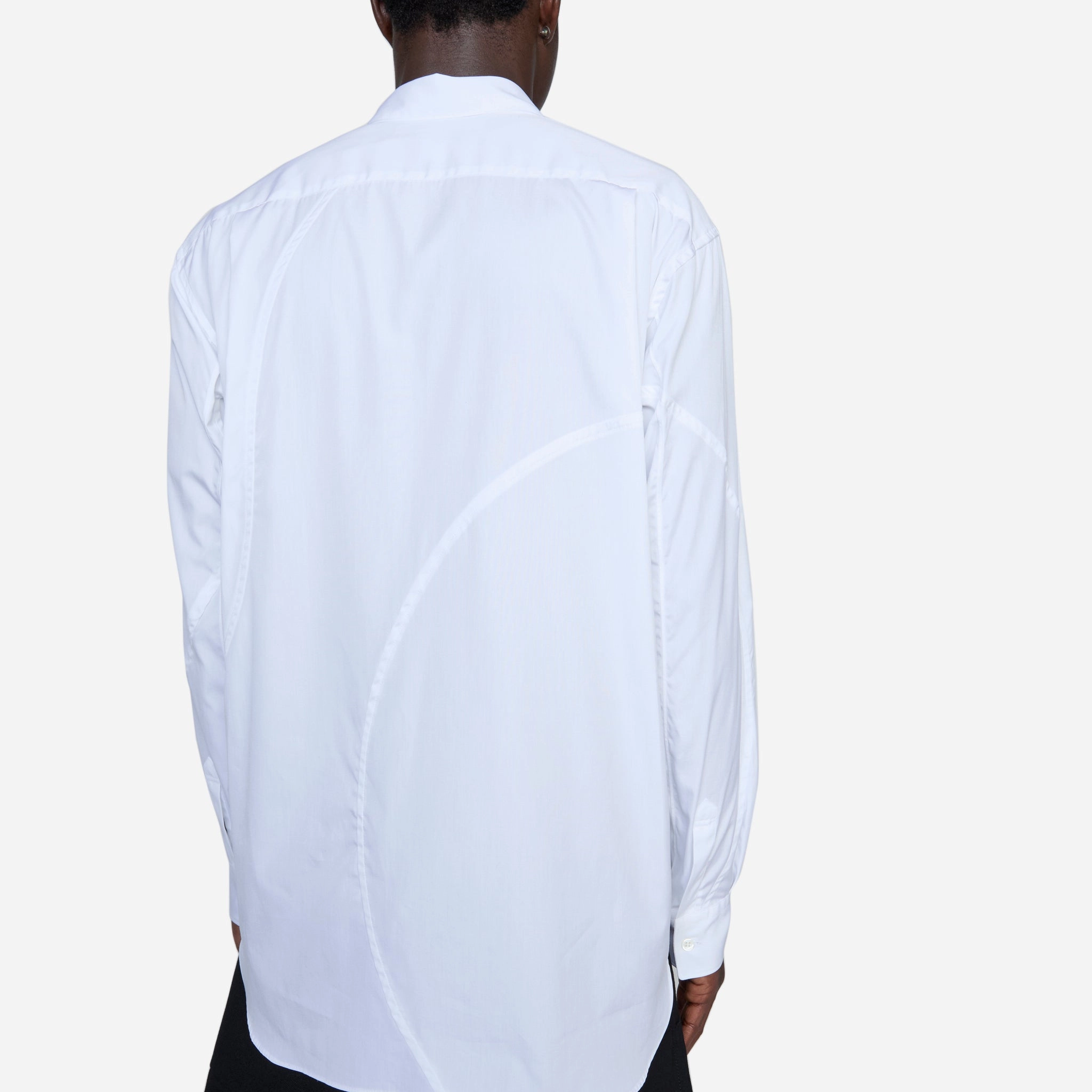 Panelled Shirt White