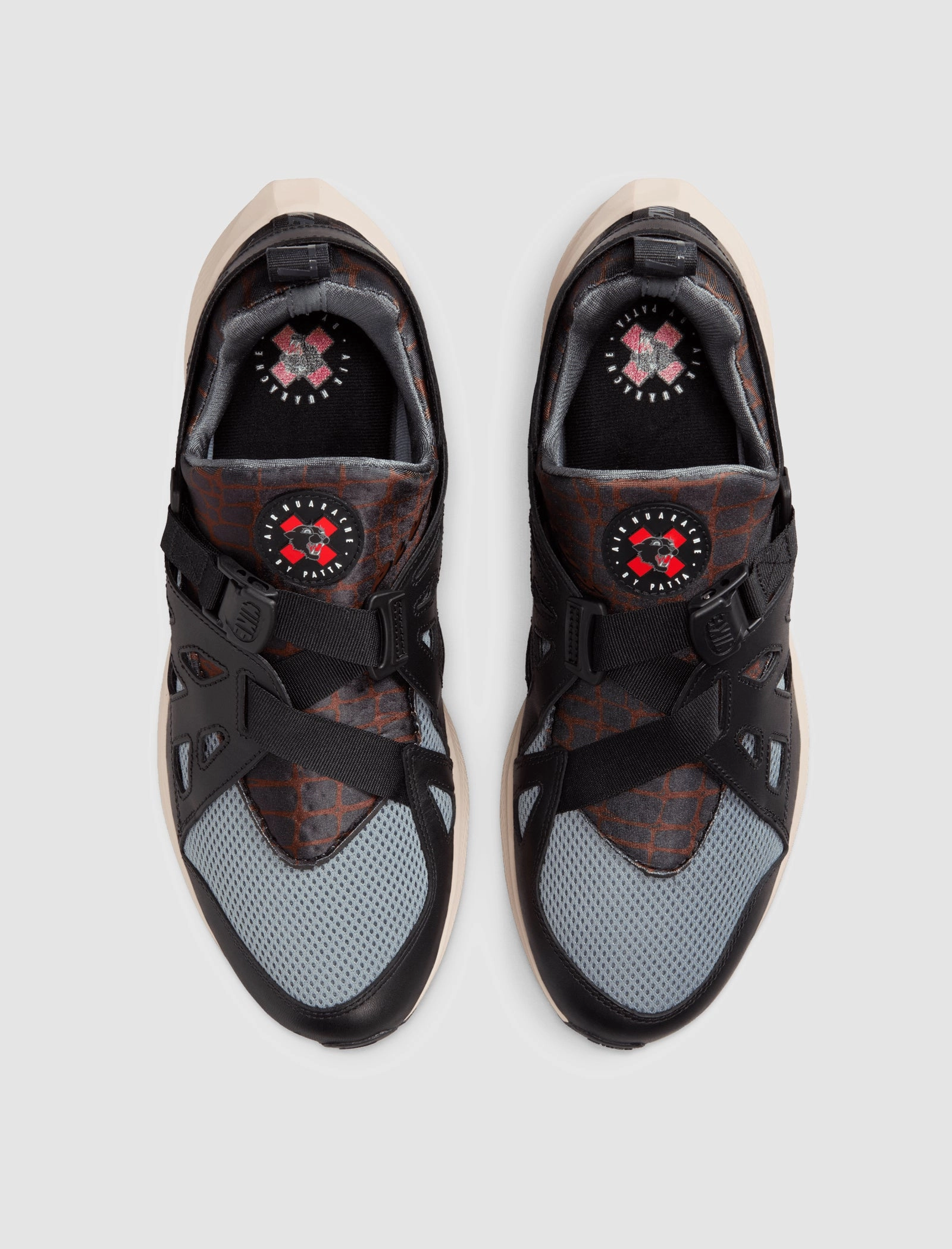 PATTA AIR HUARACHE BLACK/COOL GREY