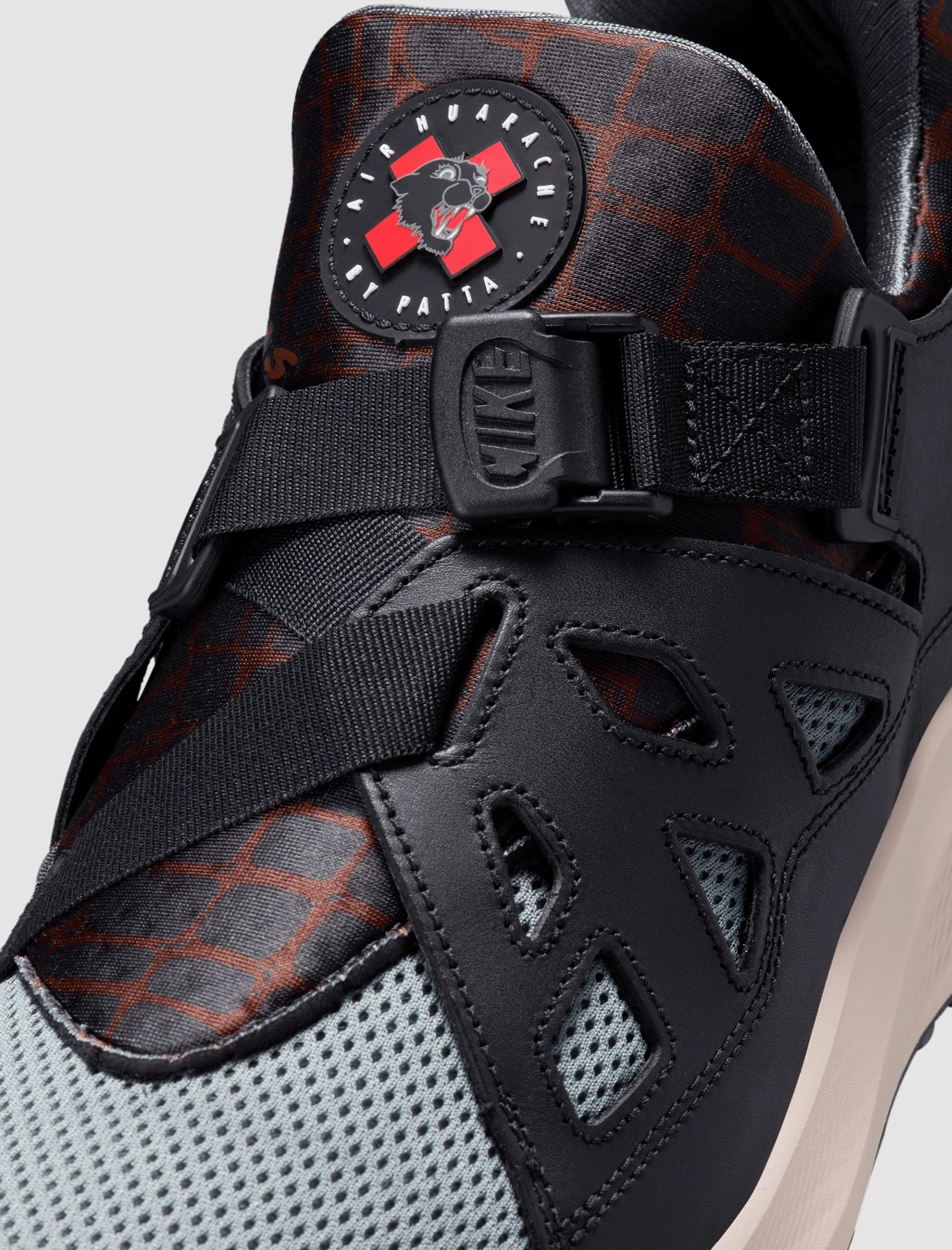 PATTA AIR HUARACHE BLACK/COOL GREY
