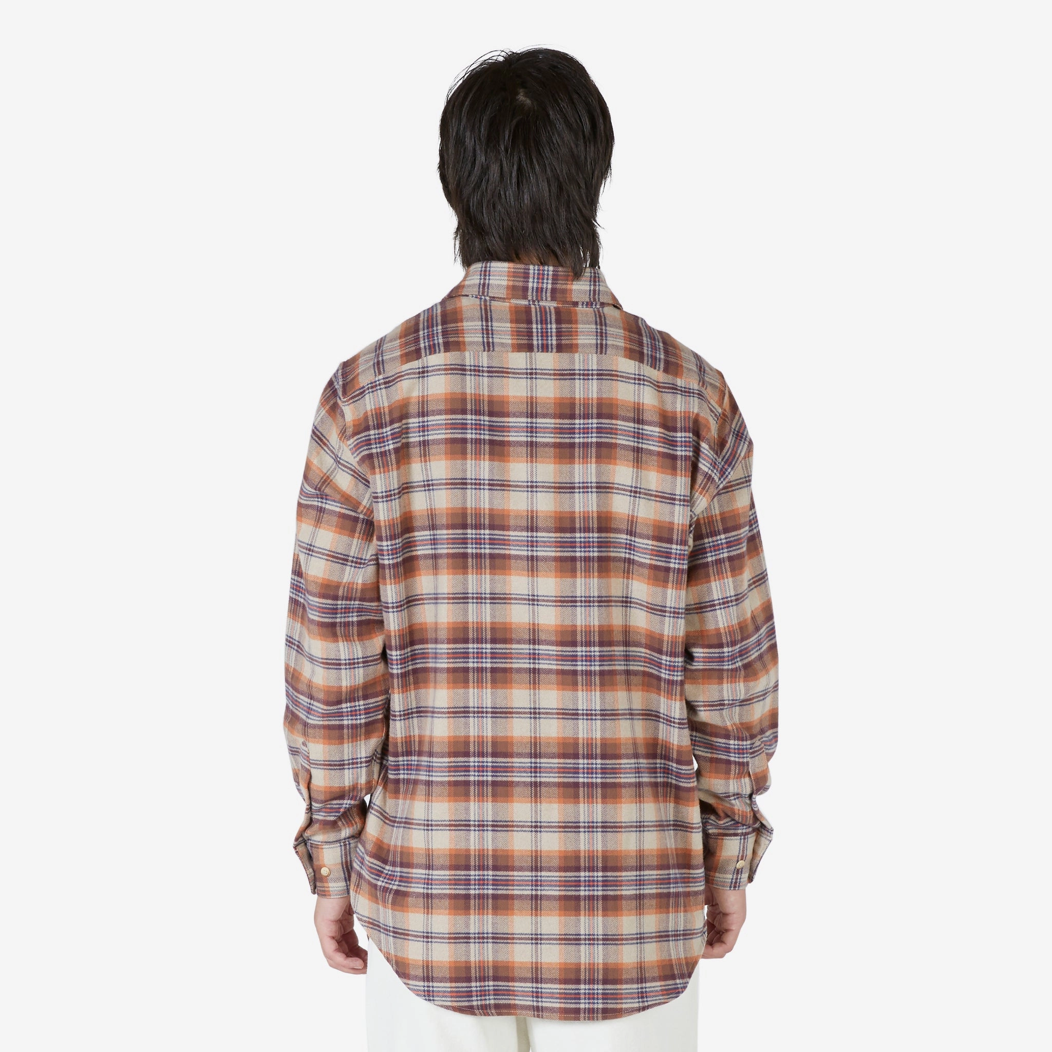 Plaid Flannel Shirt Brick