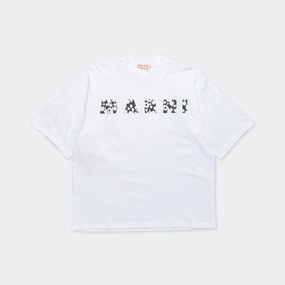 Pop Fields Logo T-Shirt - LilyWhite