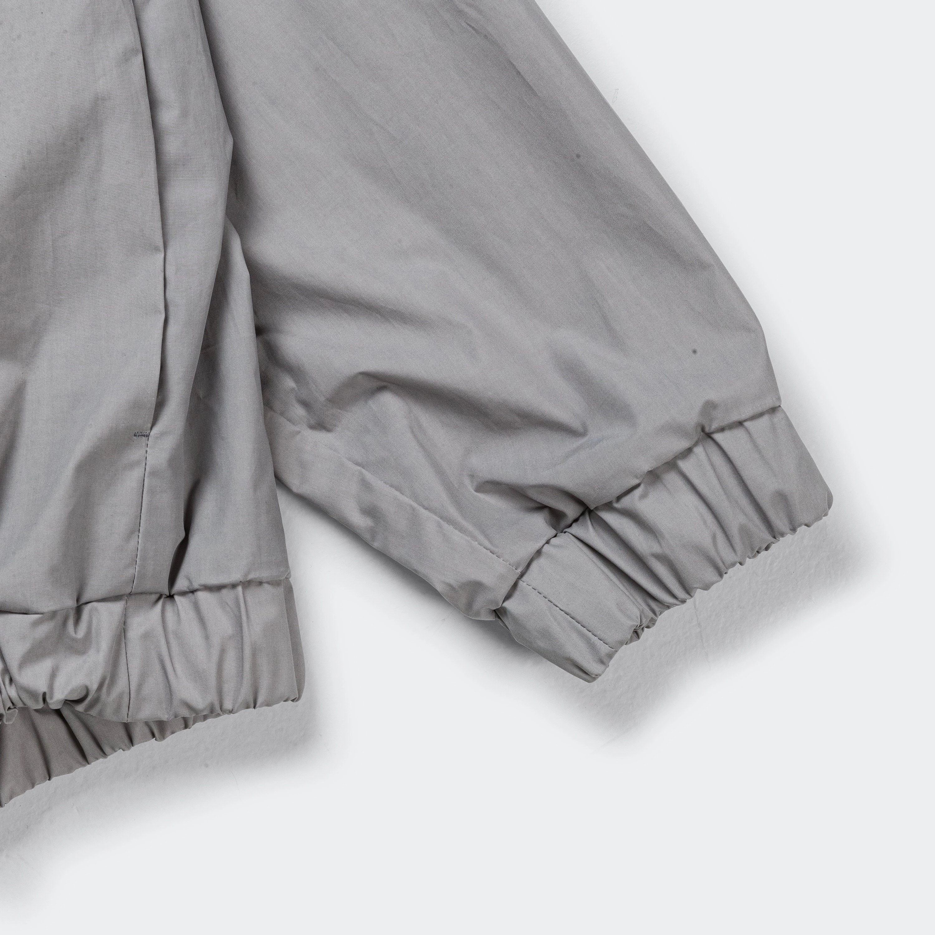 Popeline Waxed Windbreaker - Inox