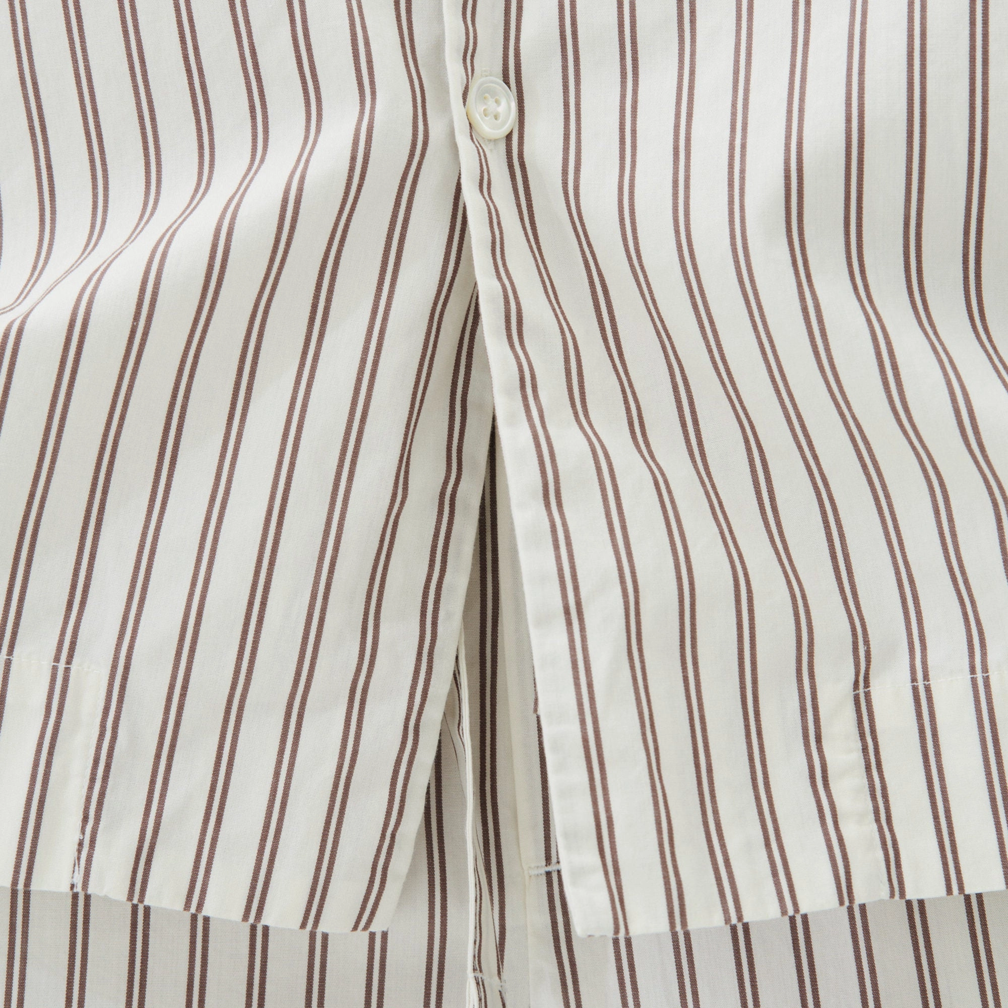 Pyjama Shirt - Hopper Stripes Cotton Poplin