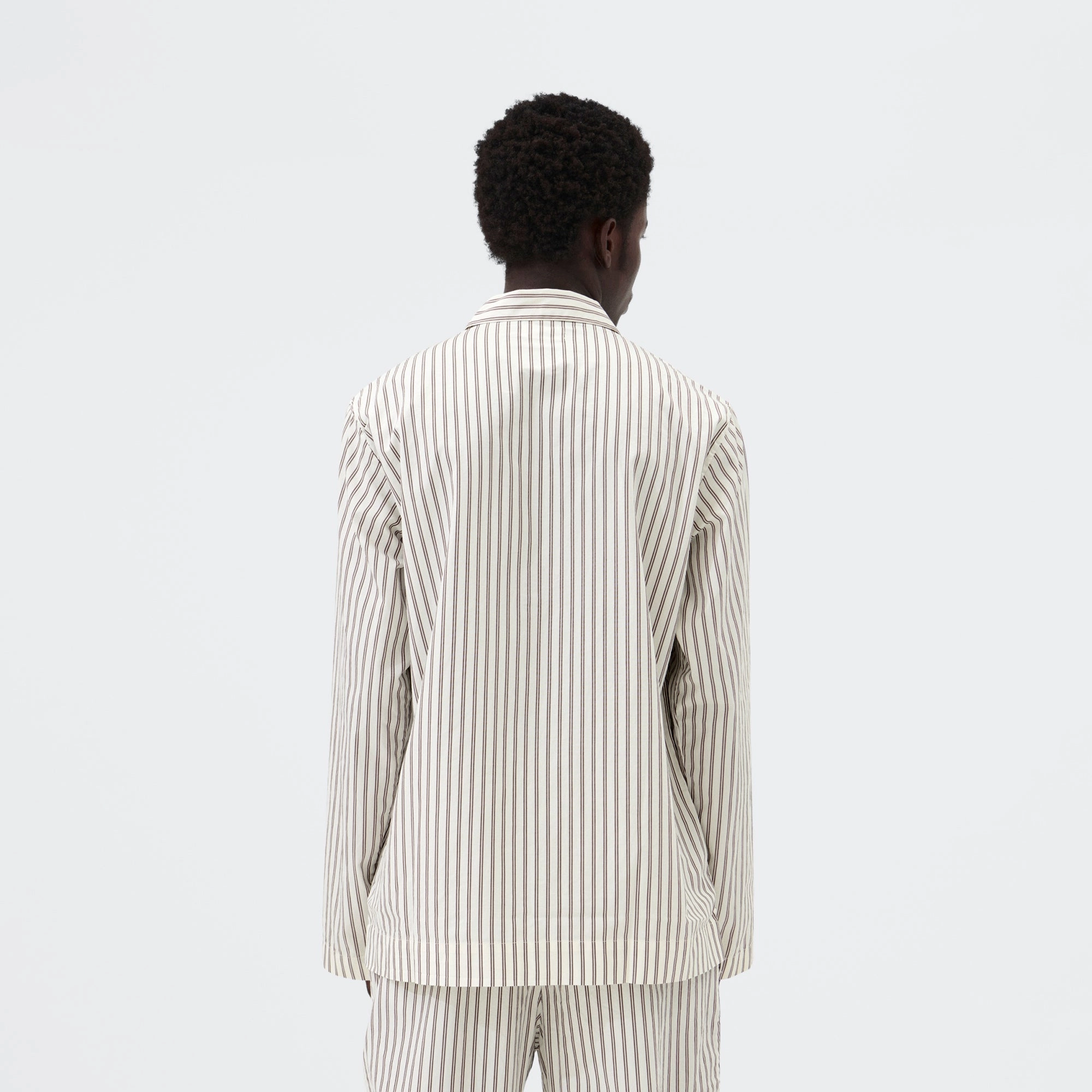 Pyjama Shirt - Hopper Stripes Cotton Poplin