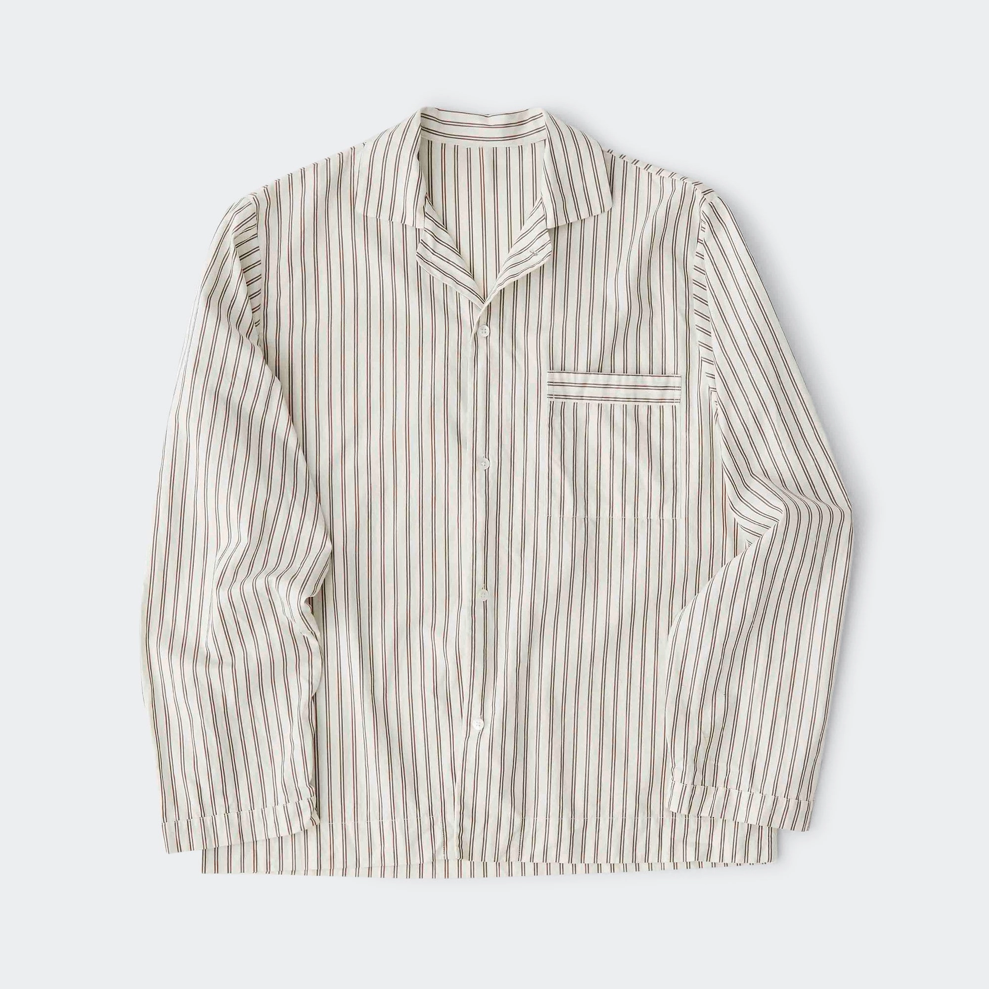 Pyjama Shirt - Hopper Stripes Cotton Poplin