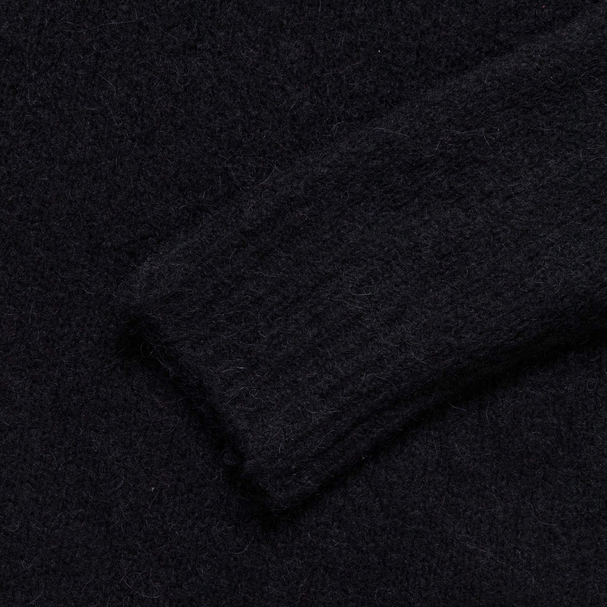 Rasmus Relaxed Brushed Polo - Black