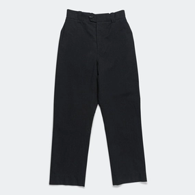 Relaxed Trouser - Cotton Wool Plainweave Black