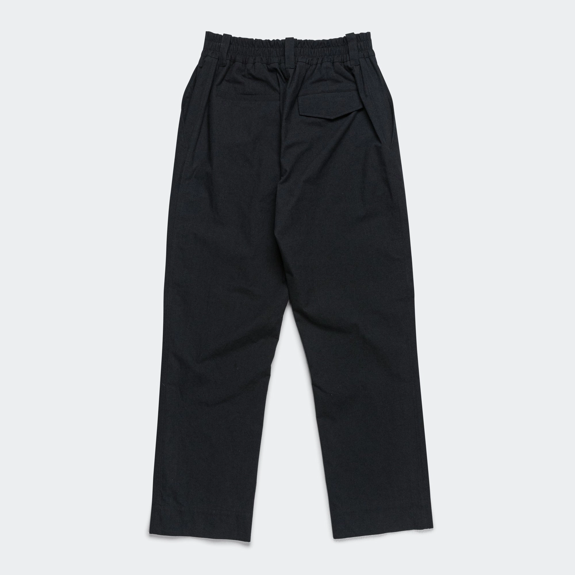 Relaxed Trouser - Cotton Wool Plainweave Black