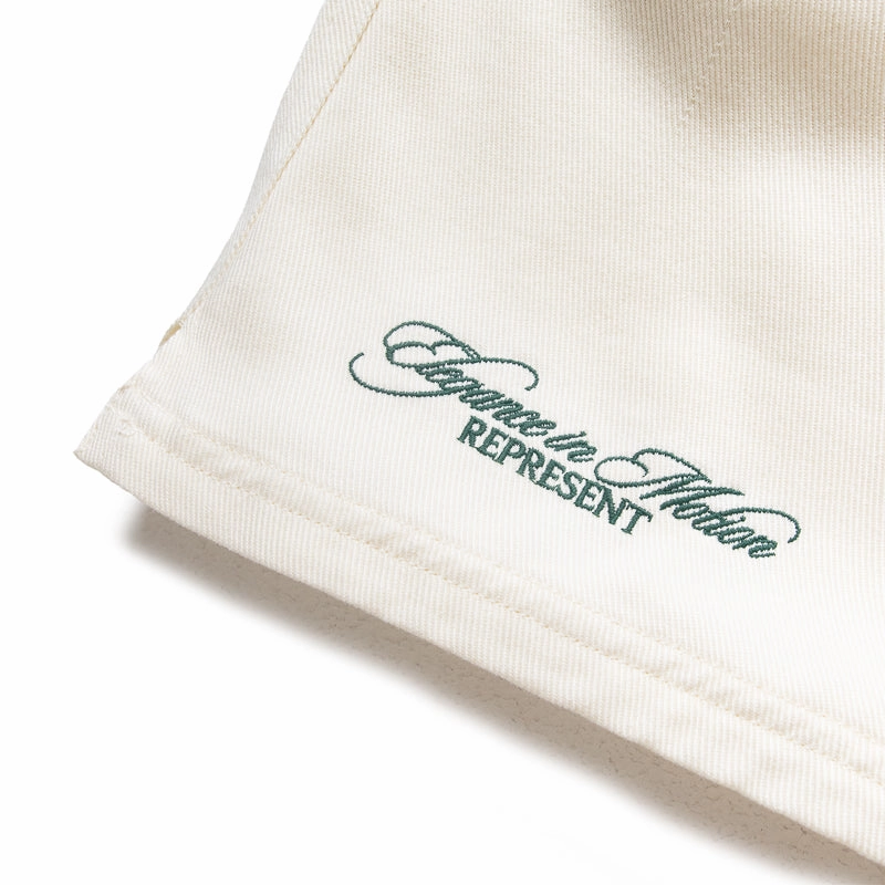 Represent Crest Short - Antique White