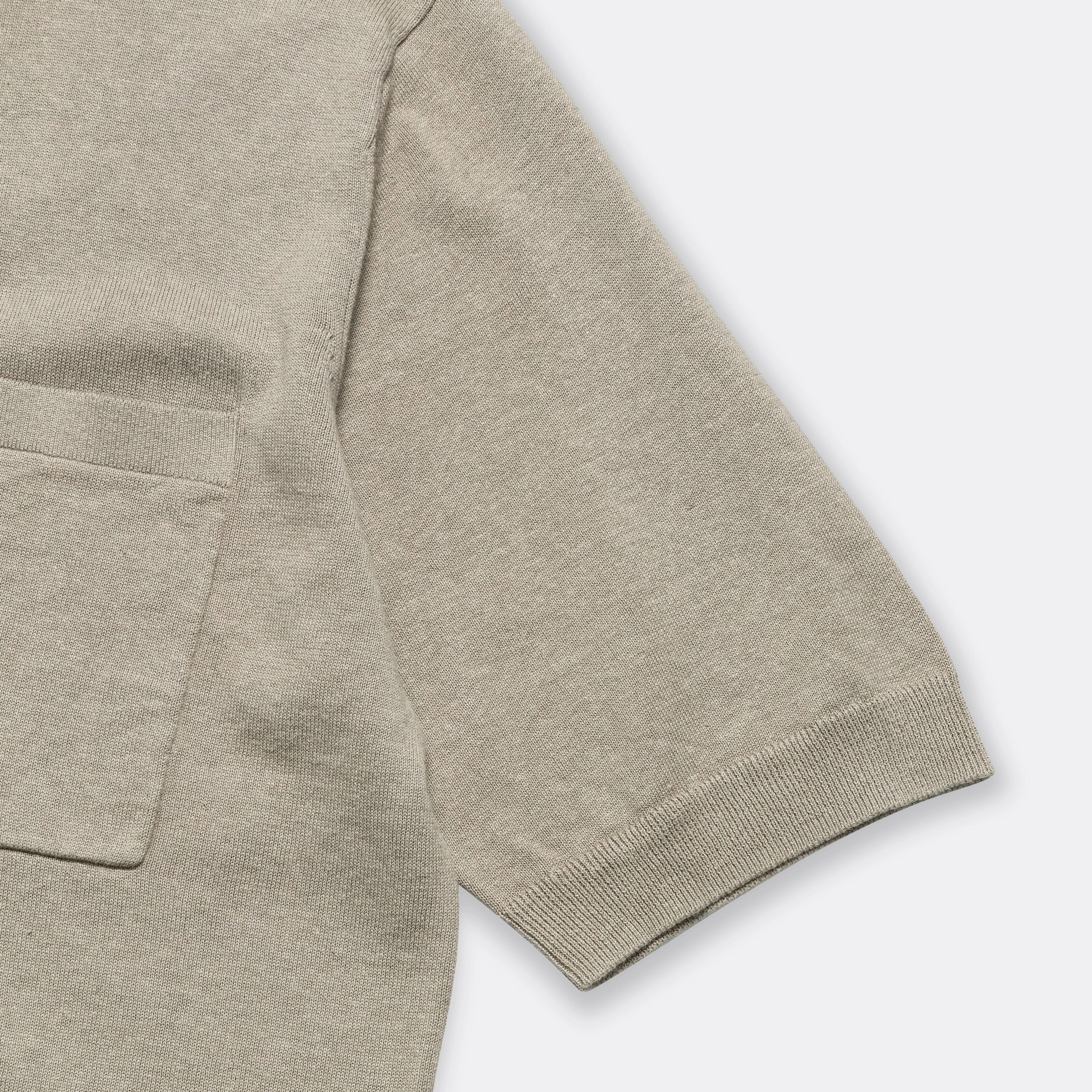 Rollo Cotton Linen SS Shirt - Clay