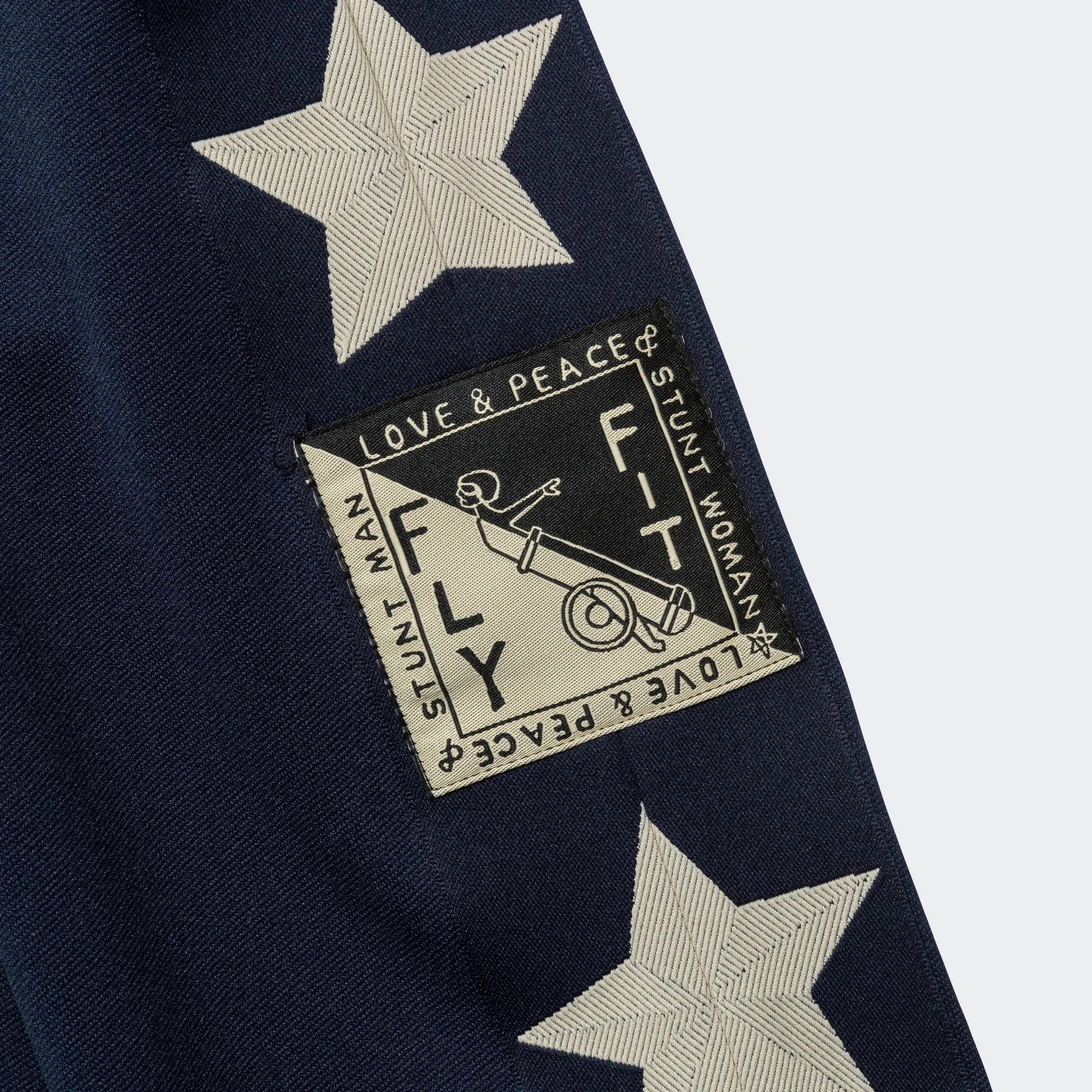 Smooth Jersey Stantman&woman Baggy Track Pants - Navy