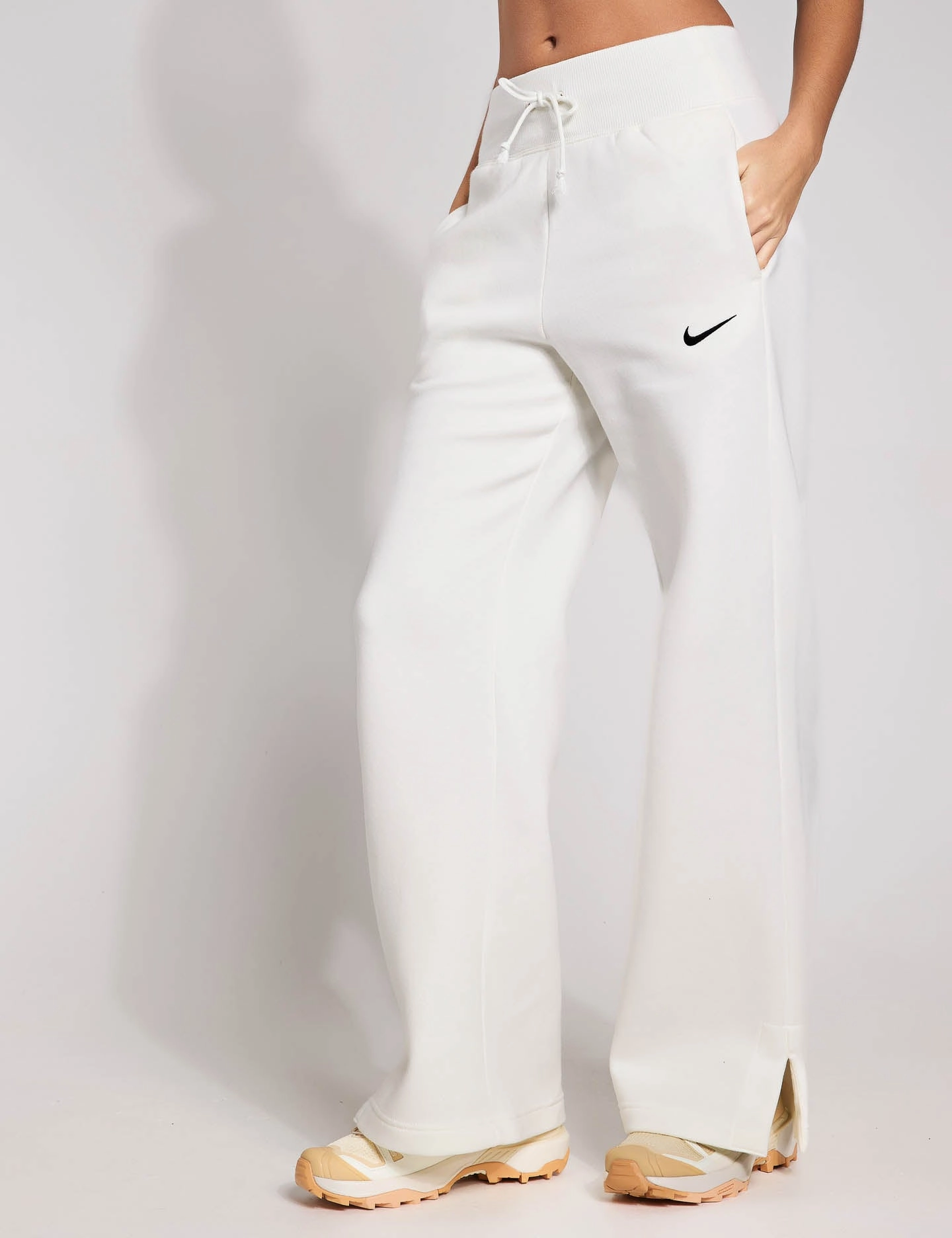 Sportswear Phoenix Fleece Tracksuit Bottoms - Sail/Black