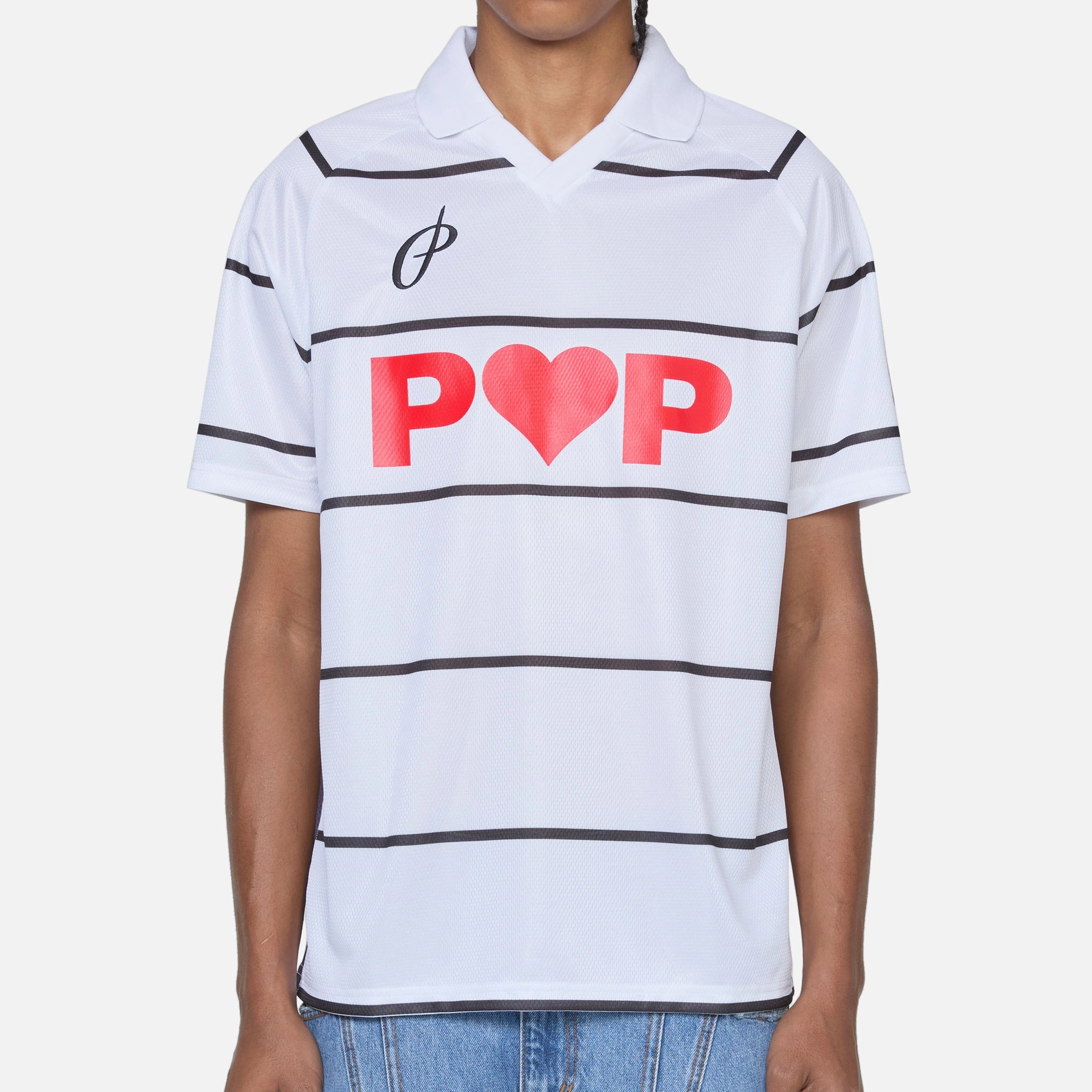 Striped Sportif Shirt White