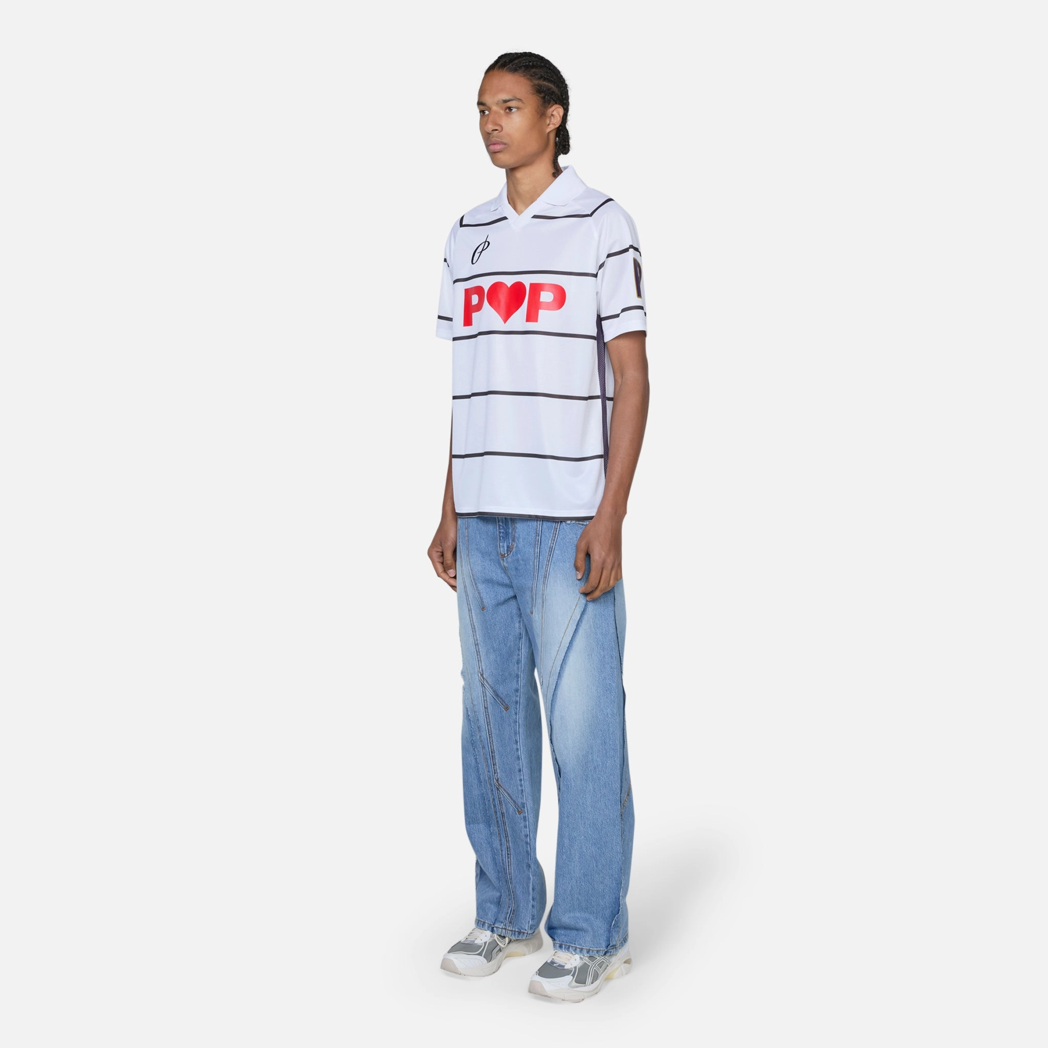 Striped Sportif Shirt White