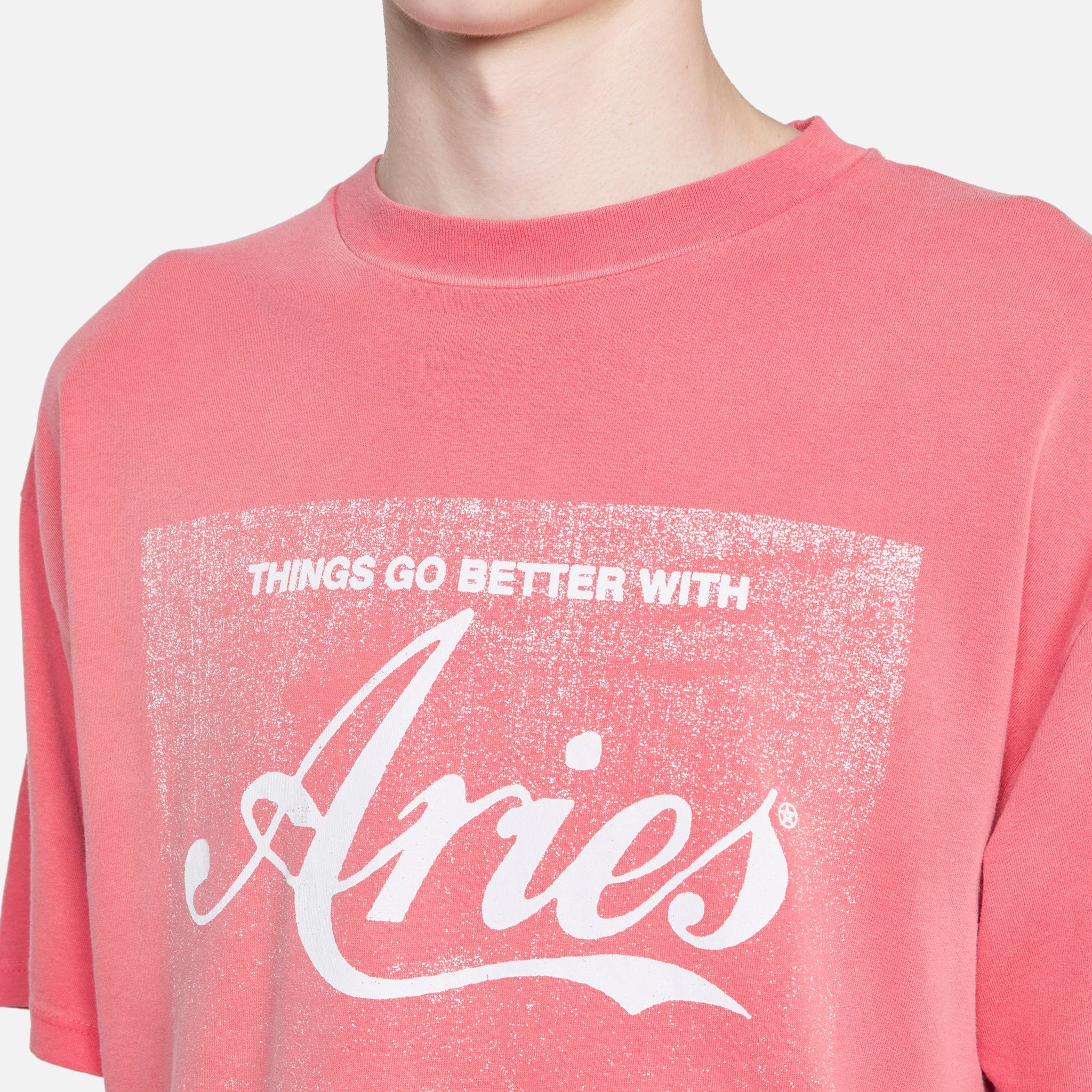 Sunbleached Cola T-Shirt Red