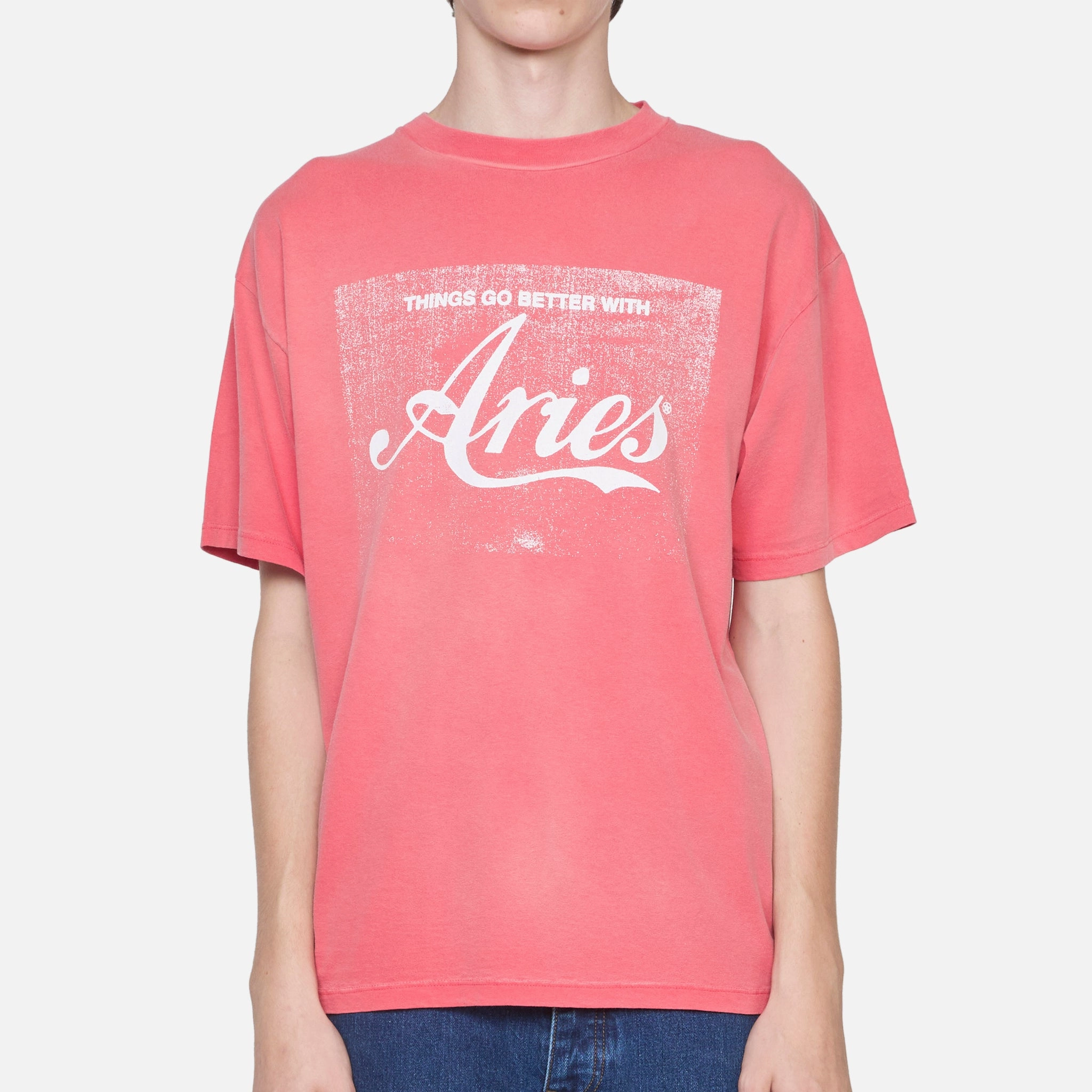 Sunbleached Cola T-Shirt Red