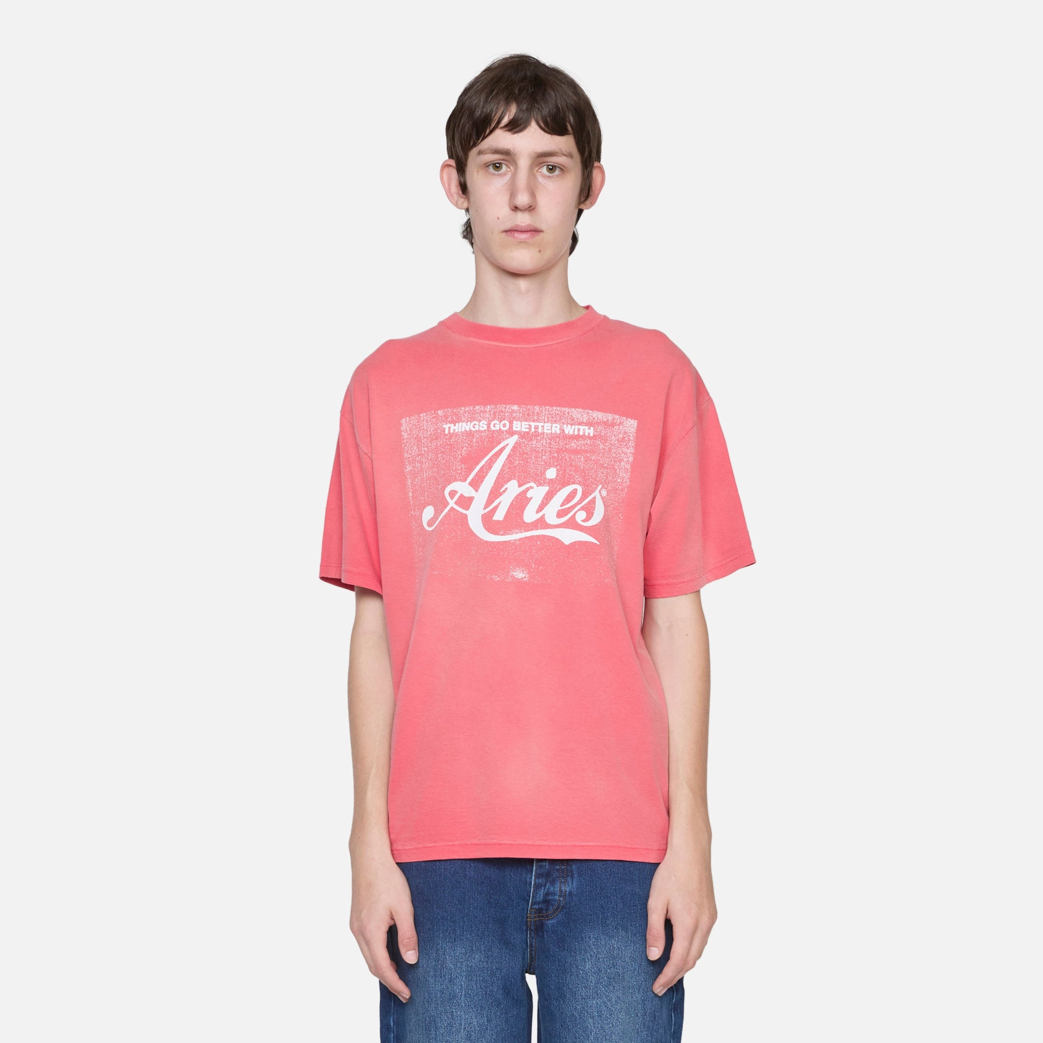 Sunbleached Cola T-Shirt Red