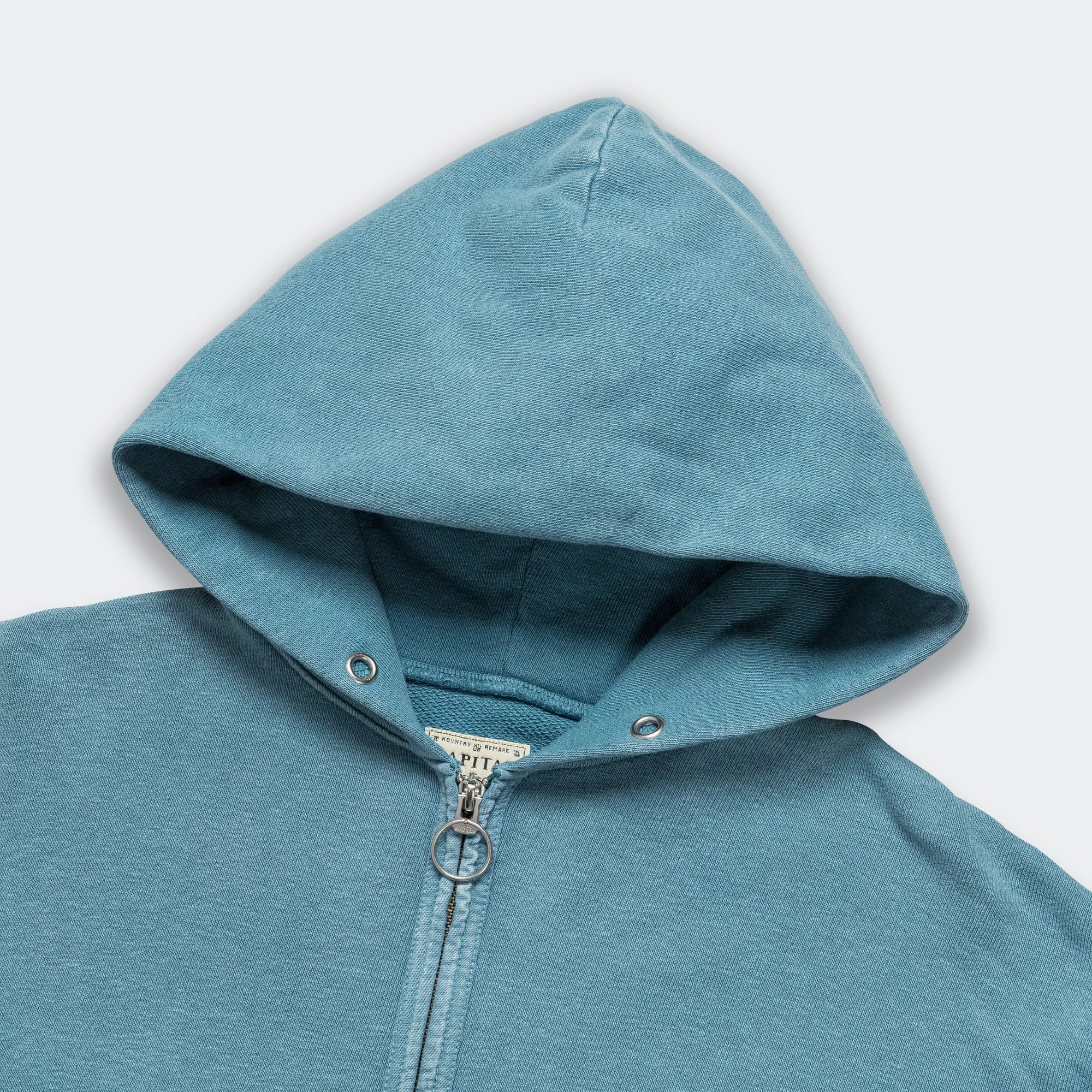 SWT Knit ZIP-UP GYM Parka - Turquoise
