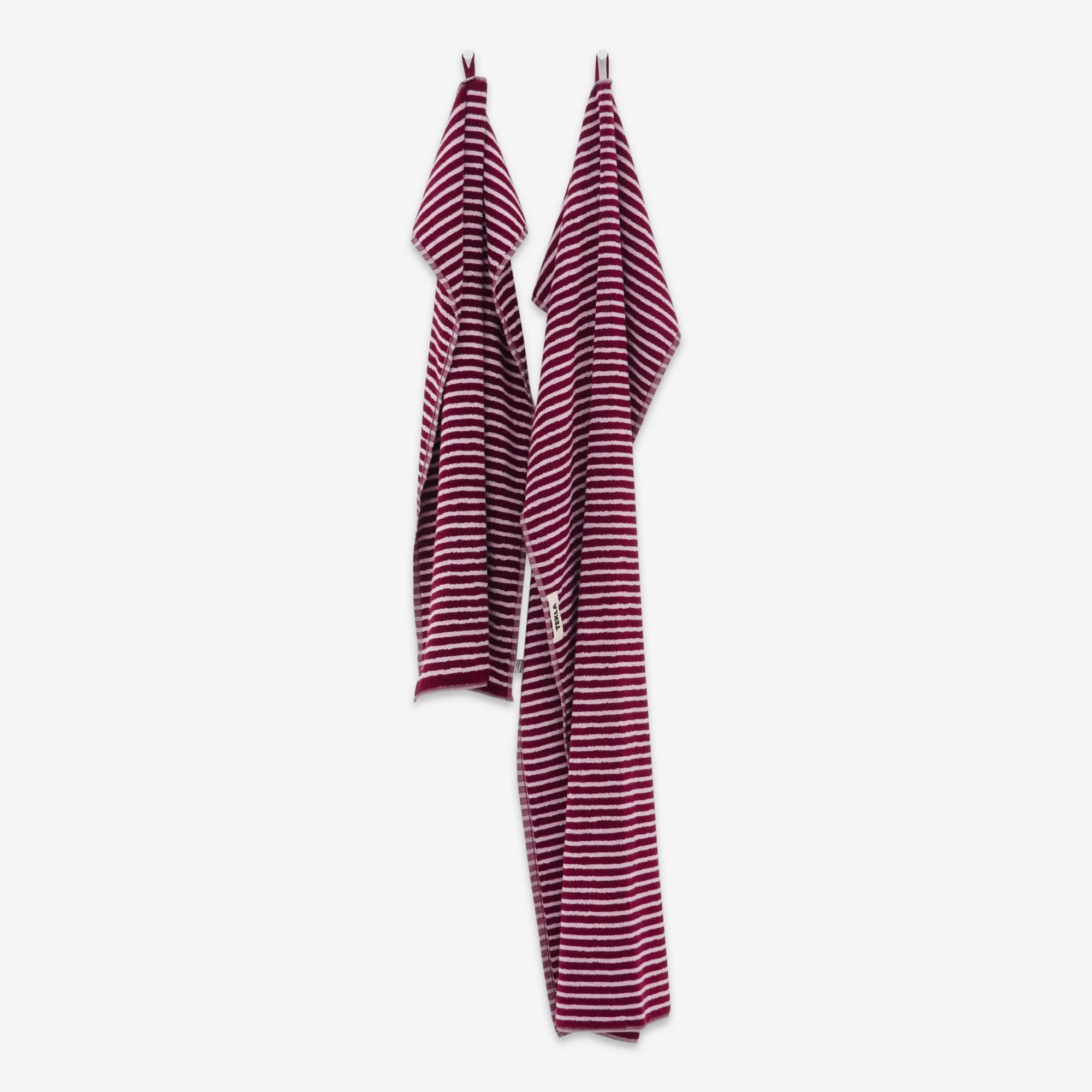 Terry Towel Red and Rose