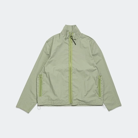 Track Jacket - Tech Nylon Dyed Taffeta Green
