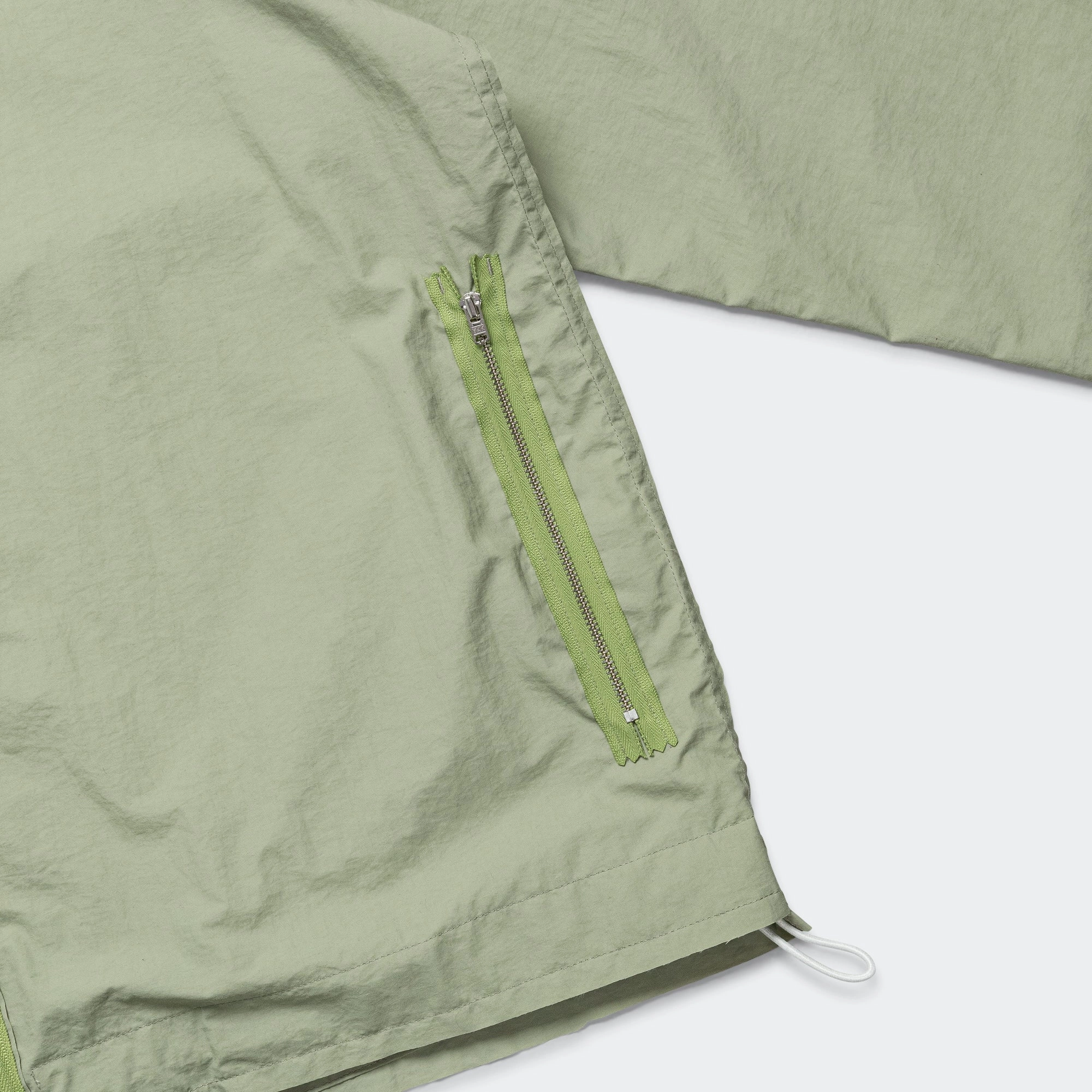 Track Jacket - Tech Nylon Dyed Taffeta Green