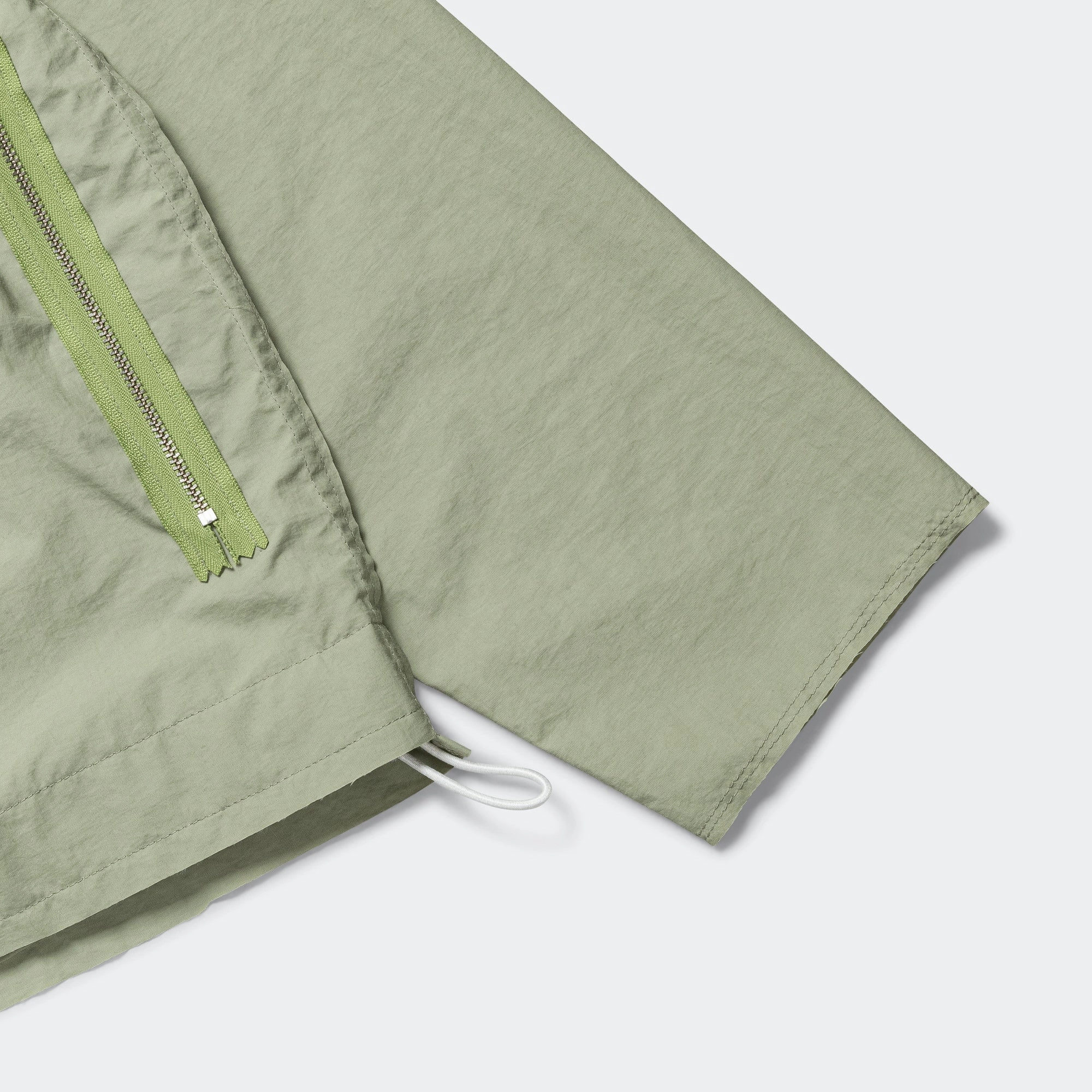 Track Jacket - Tech Nylon Dyed Taffeta Green