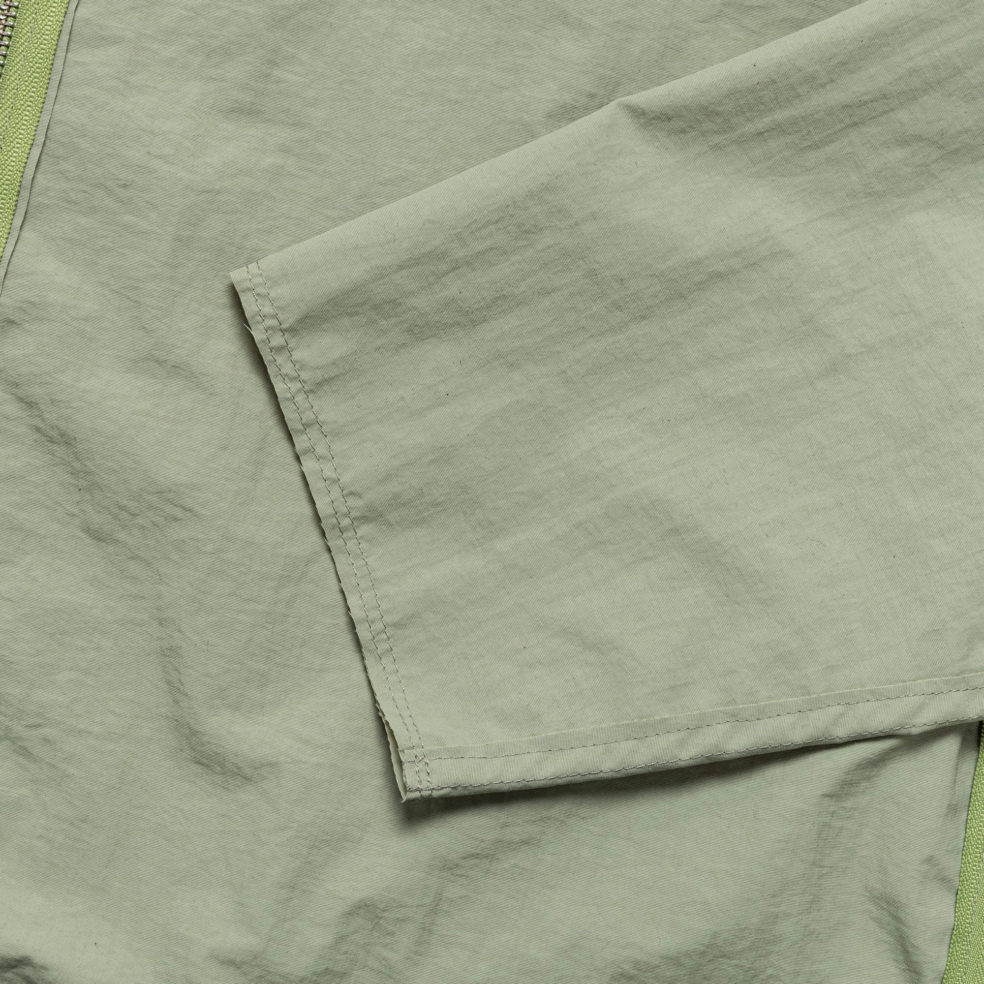 Track Jacket - Tech Nylon Dyed Taffeta Green