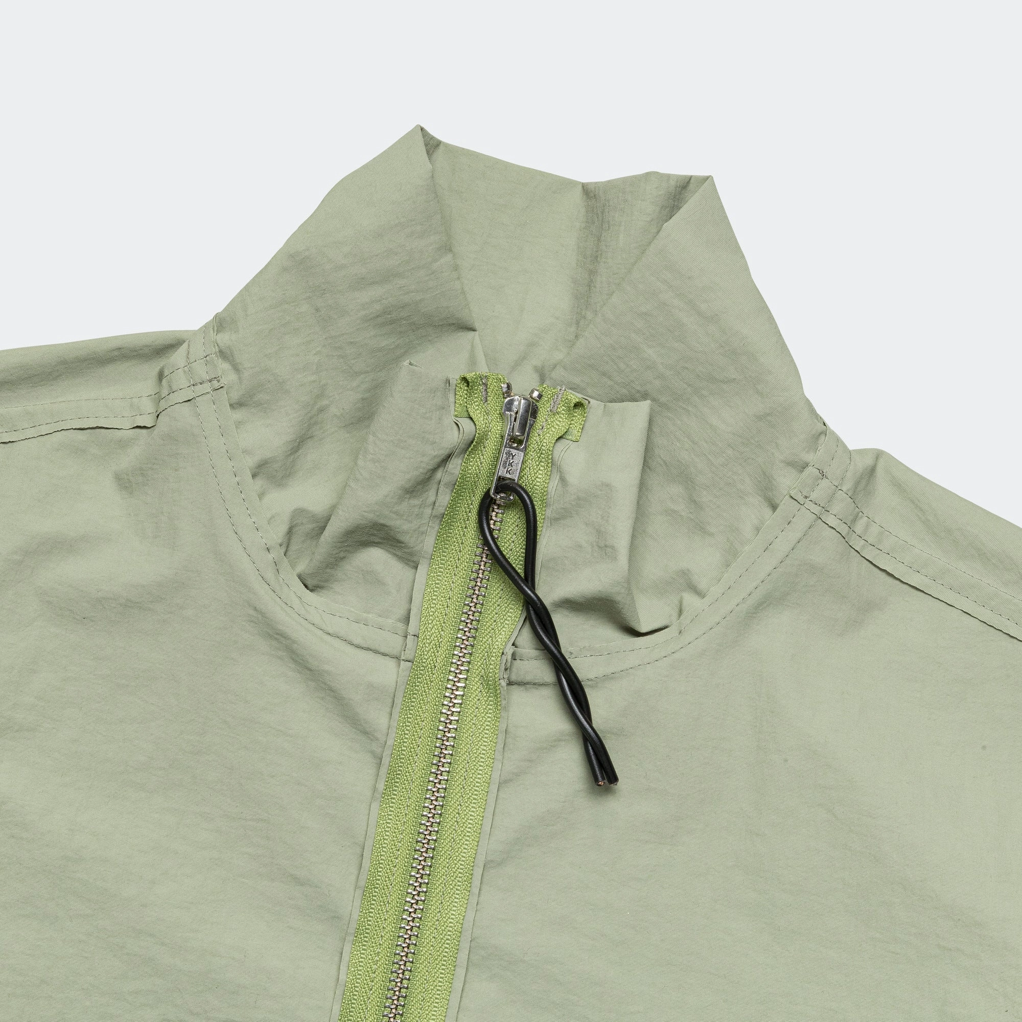 Track Jacket - Tech Nylon Dyed Taffeta Green