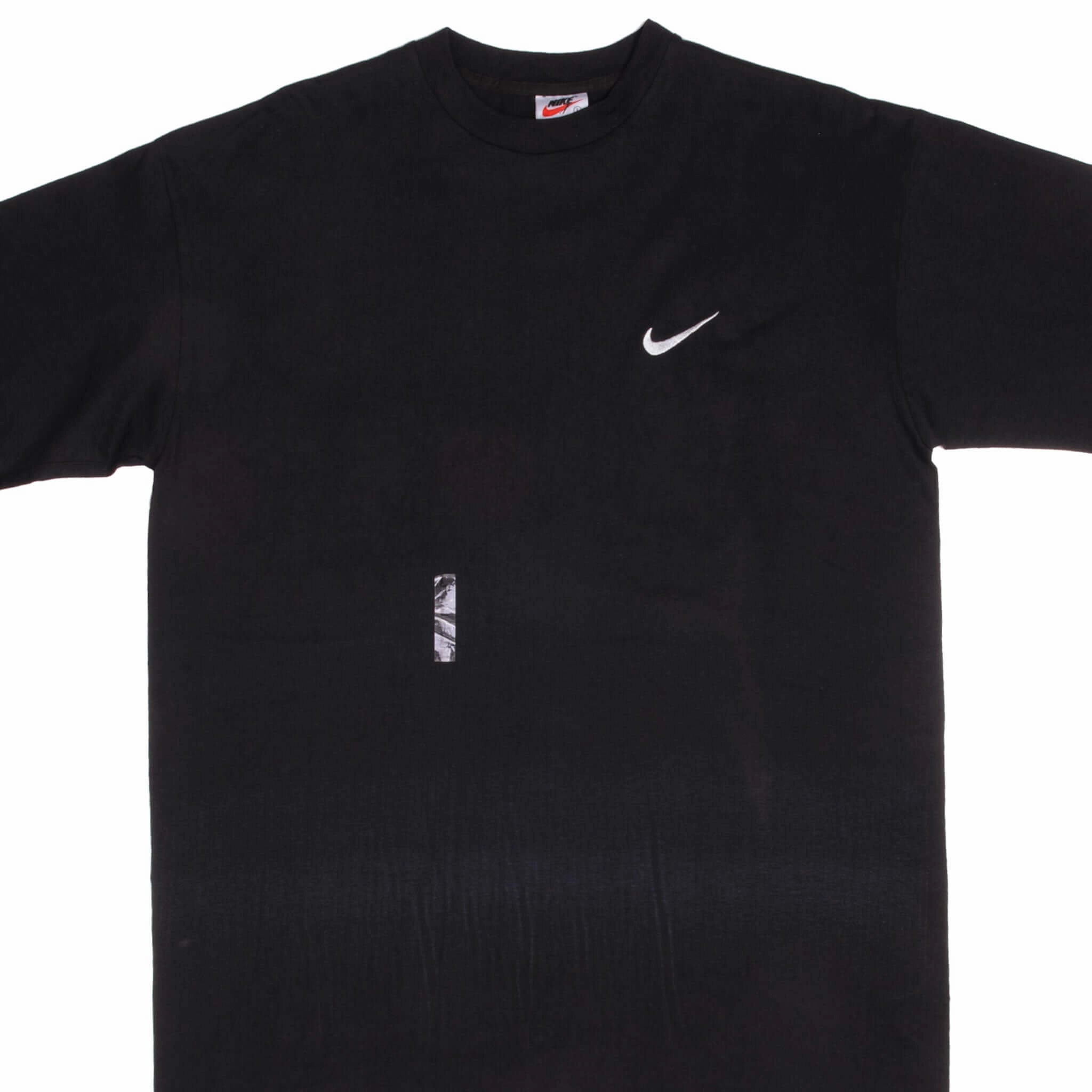 VINTAGE DEADSTOCK NIKE CLASSIC SWOOSH TEE SHIRT 1990S SIZE LARGE MADE IN USA