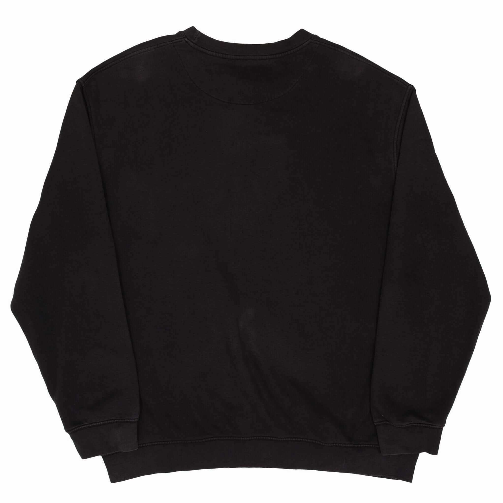 VINTAGE NIKE CLASSIC SWOOSH BLACK SWEATSHIRT 2000S SIZE XL