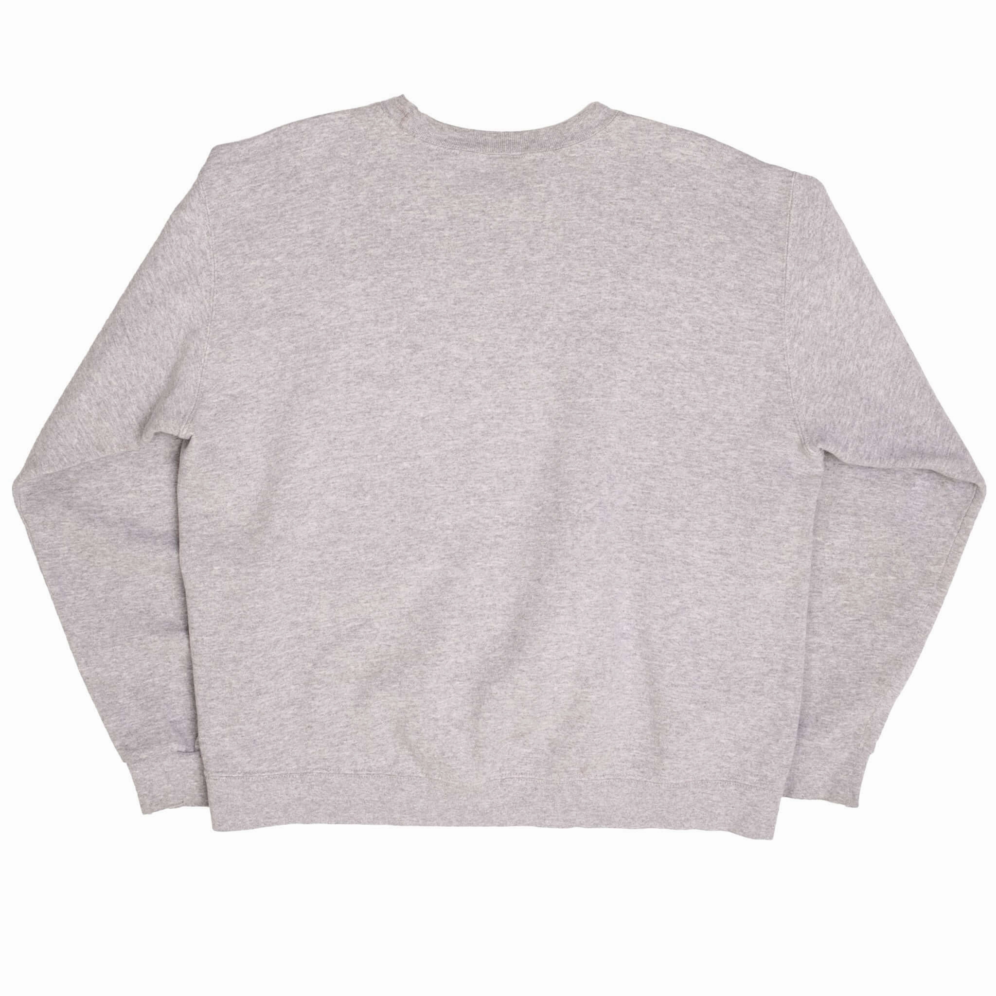 VINTAGE NIKE CLASSIC SWOOSH GREY SWEATSHIRT 1990S SIZE LARGE